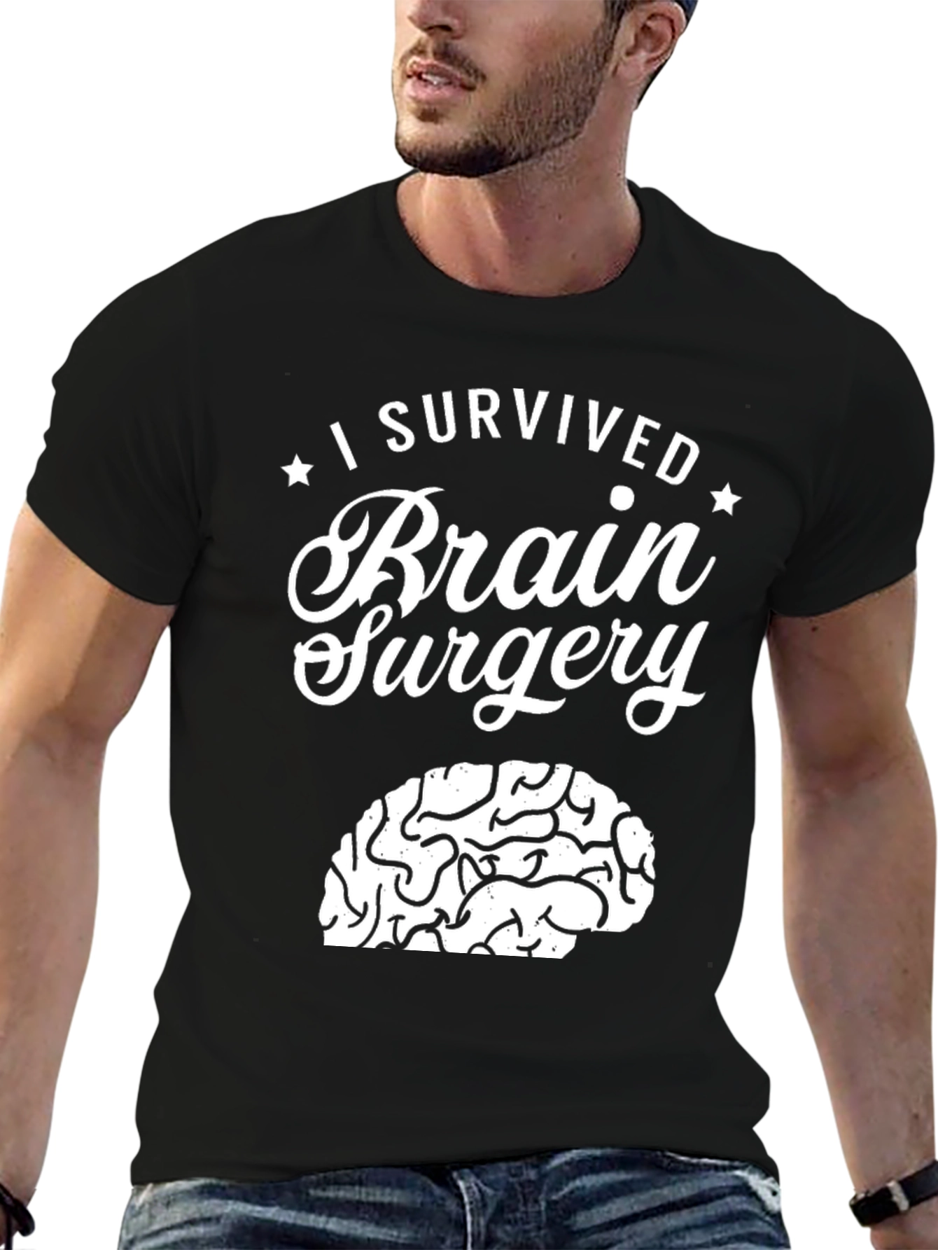 I Survived Brain Surgery Graphic Tee