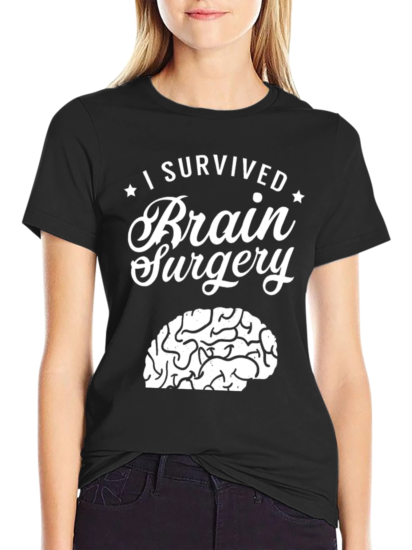 I Survived Brain Surgery Graphic Tee
