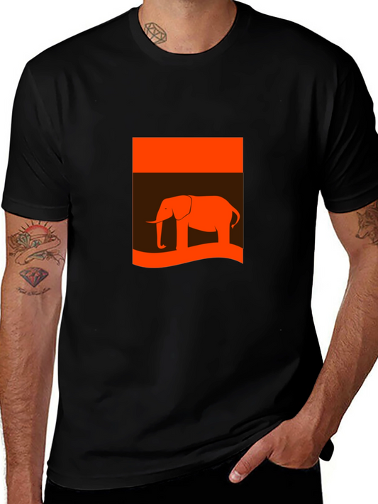 Bold Elephant Graphic Tee - Casual Style