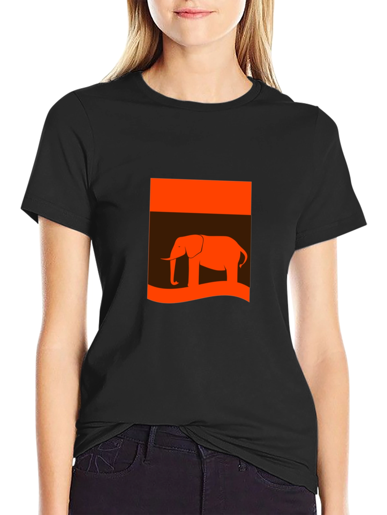Bold Elephant Graphic Tee - Casual Style