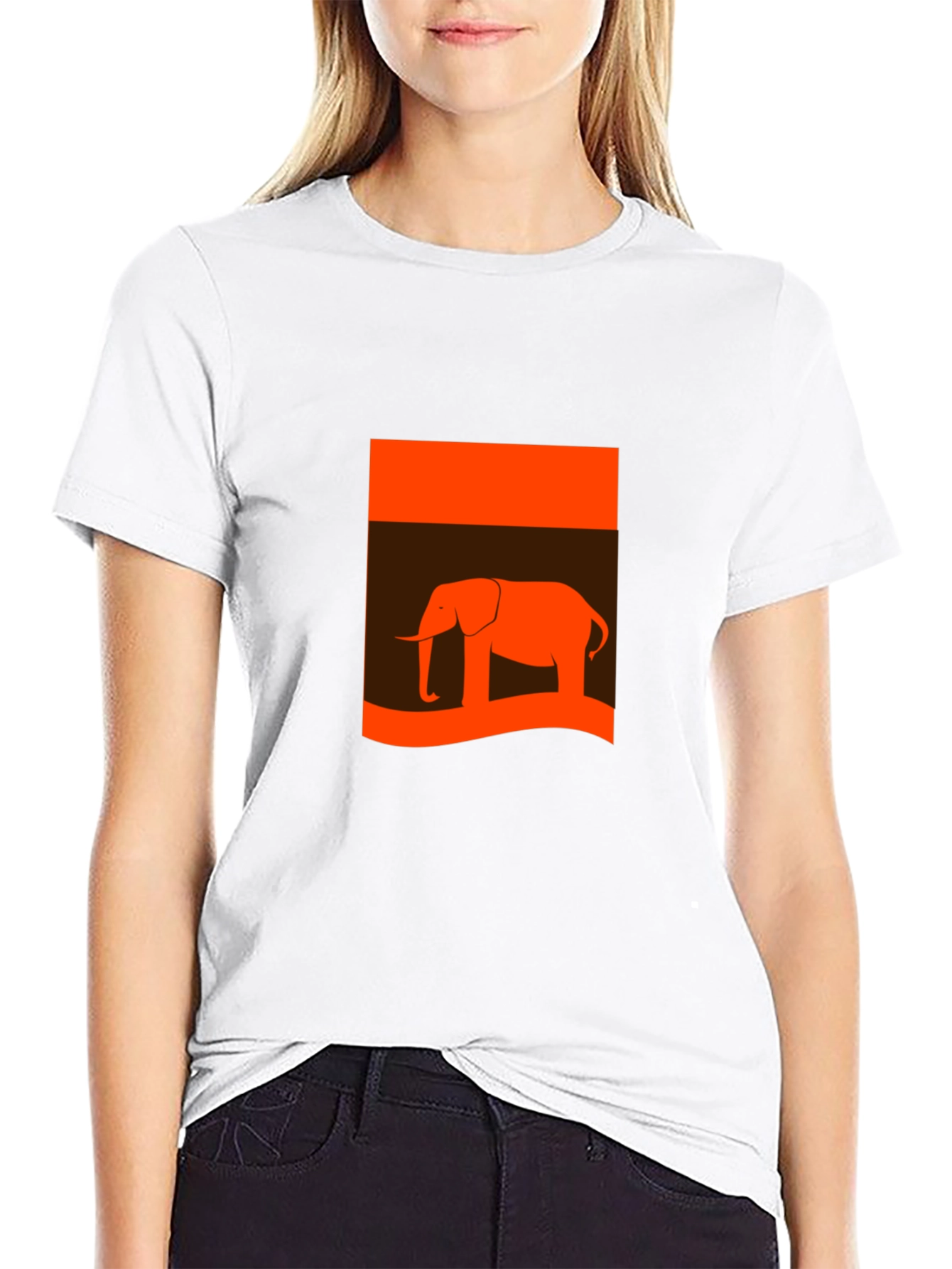 Bold Elephant Graphic Tee - Casual Style