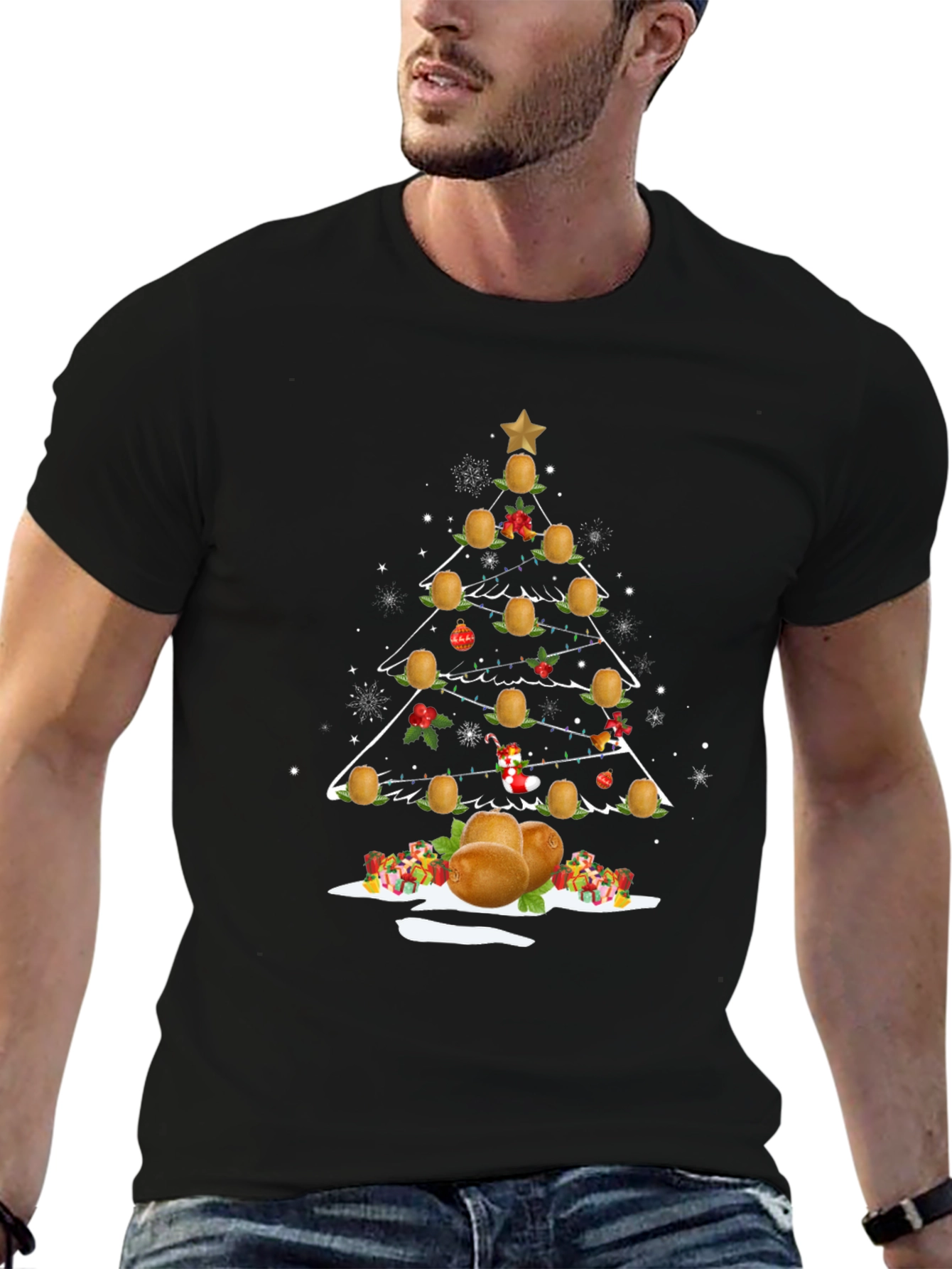 Kiwi Christmas Tree T-Shirt
