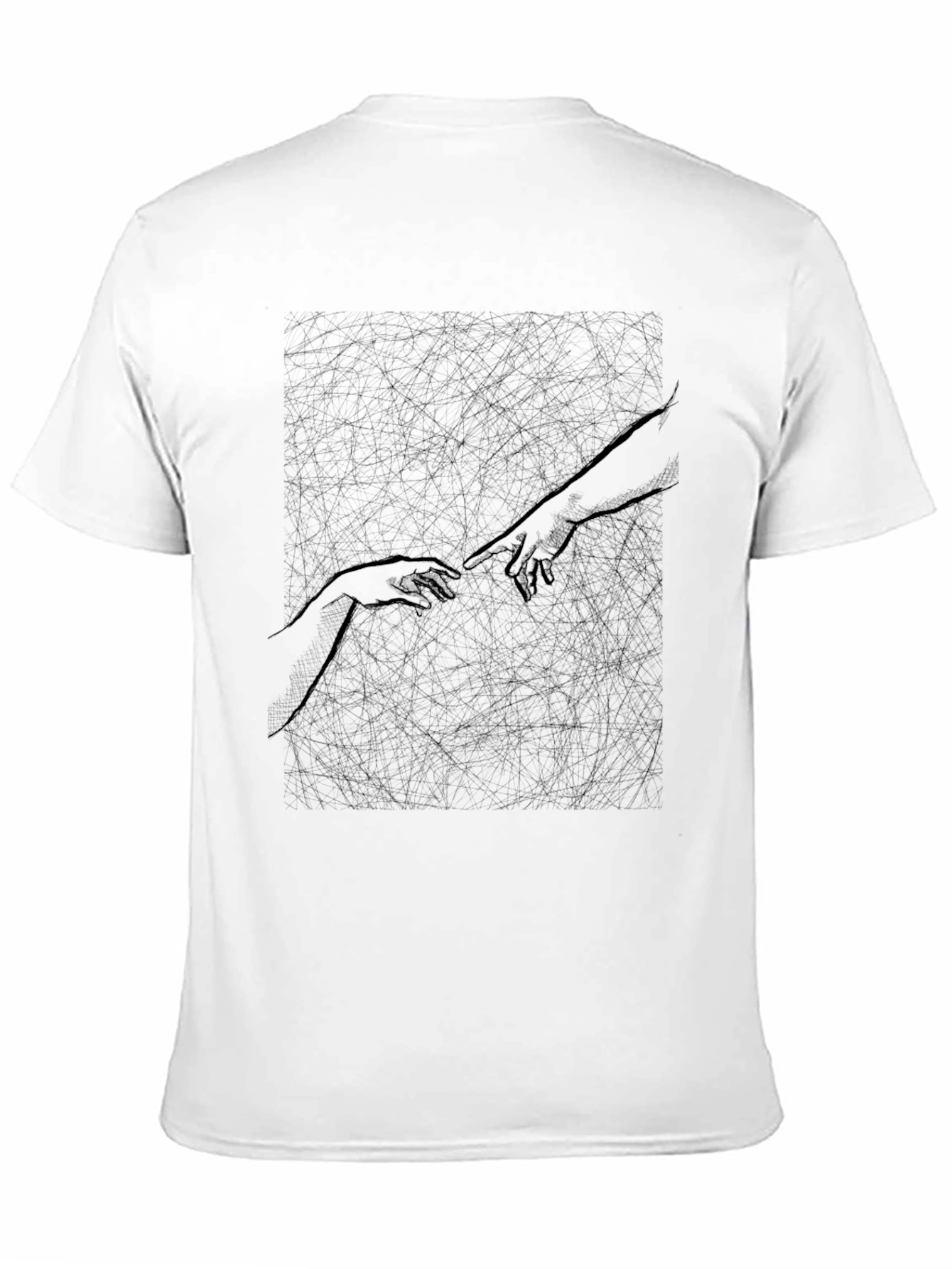 Creation of Adam Black Graphic Tee