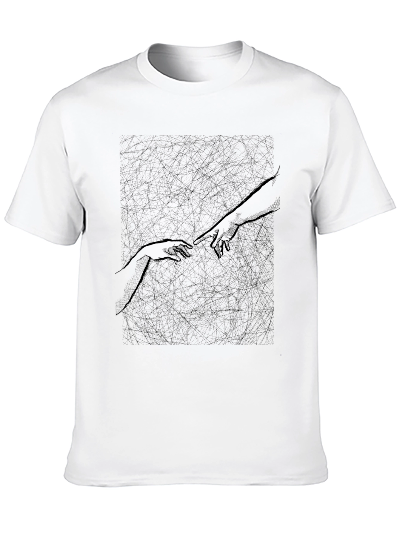 Creation of Adam Black Graphic Tee