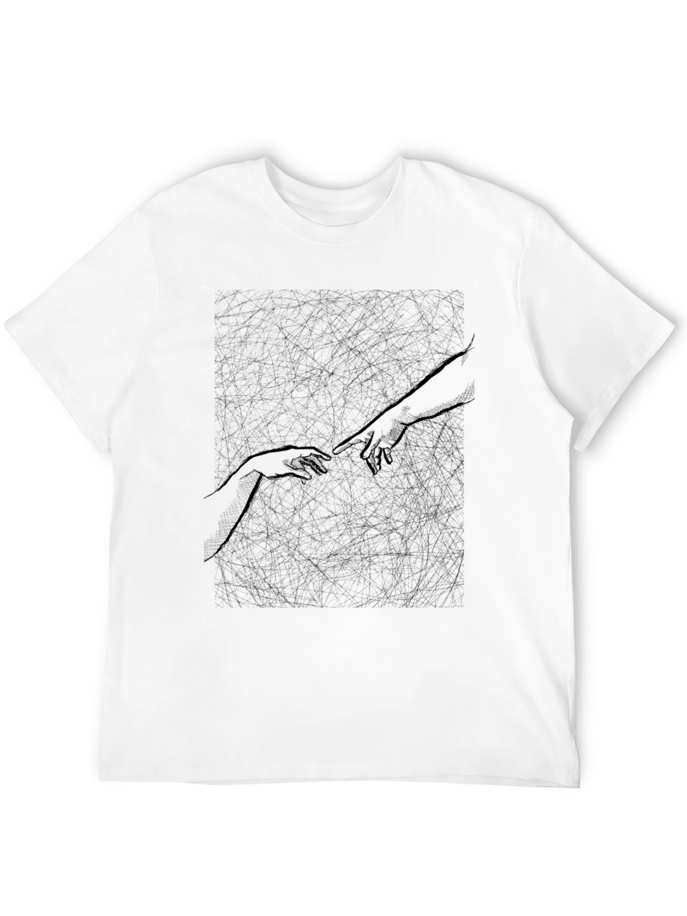 Creation of Adam Black Graphic Tee