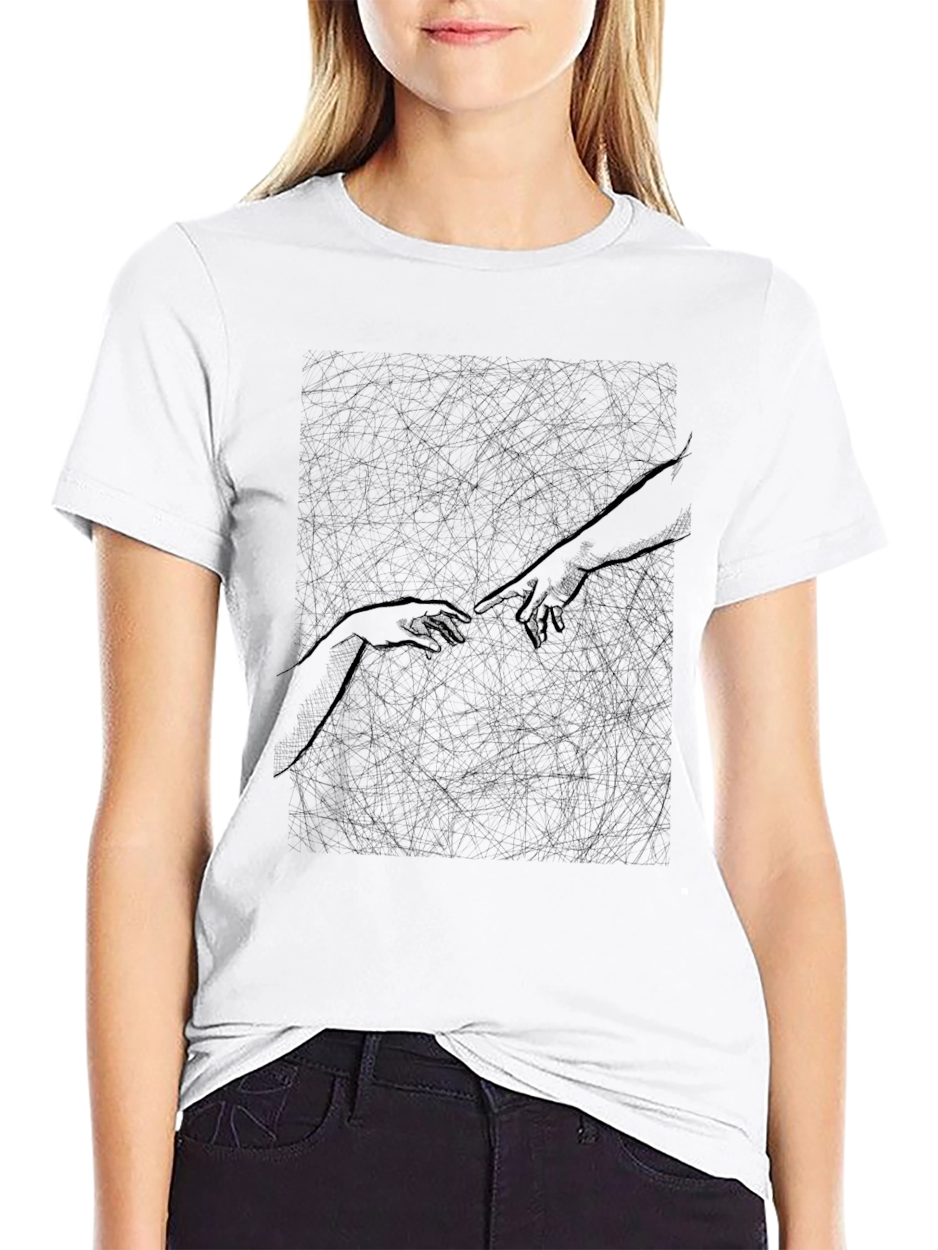 Creation of Adam Black Graphic Tee