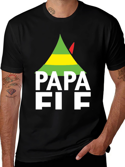 Papa Elf Christmas T-Shirt - Holiday Cheer!