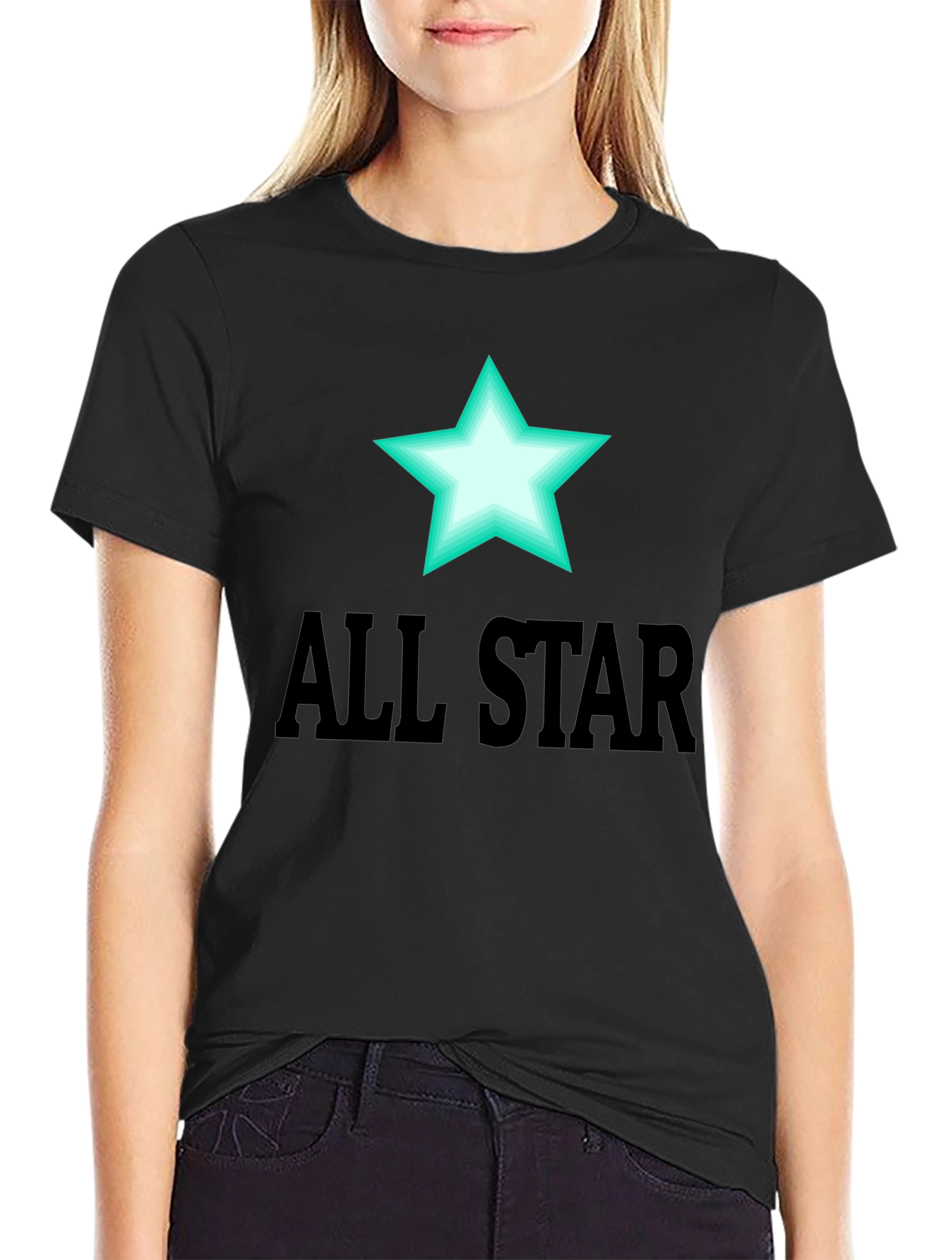 All Star Graphic Tee - Mens Black T-Shirt
