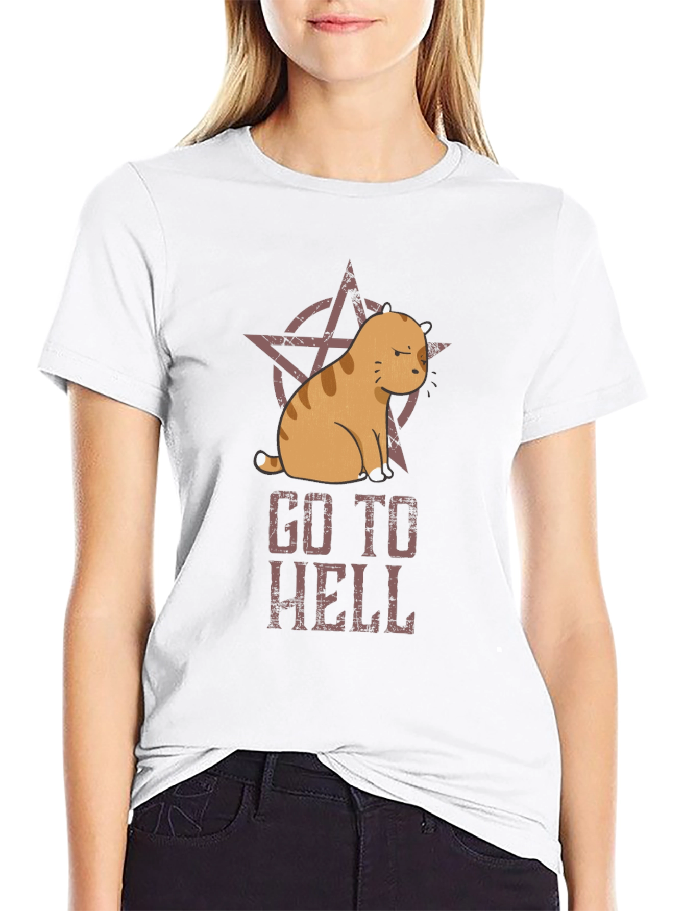 Go To Hell Cat T-Shirt - Unisex