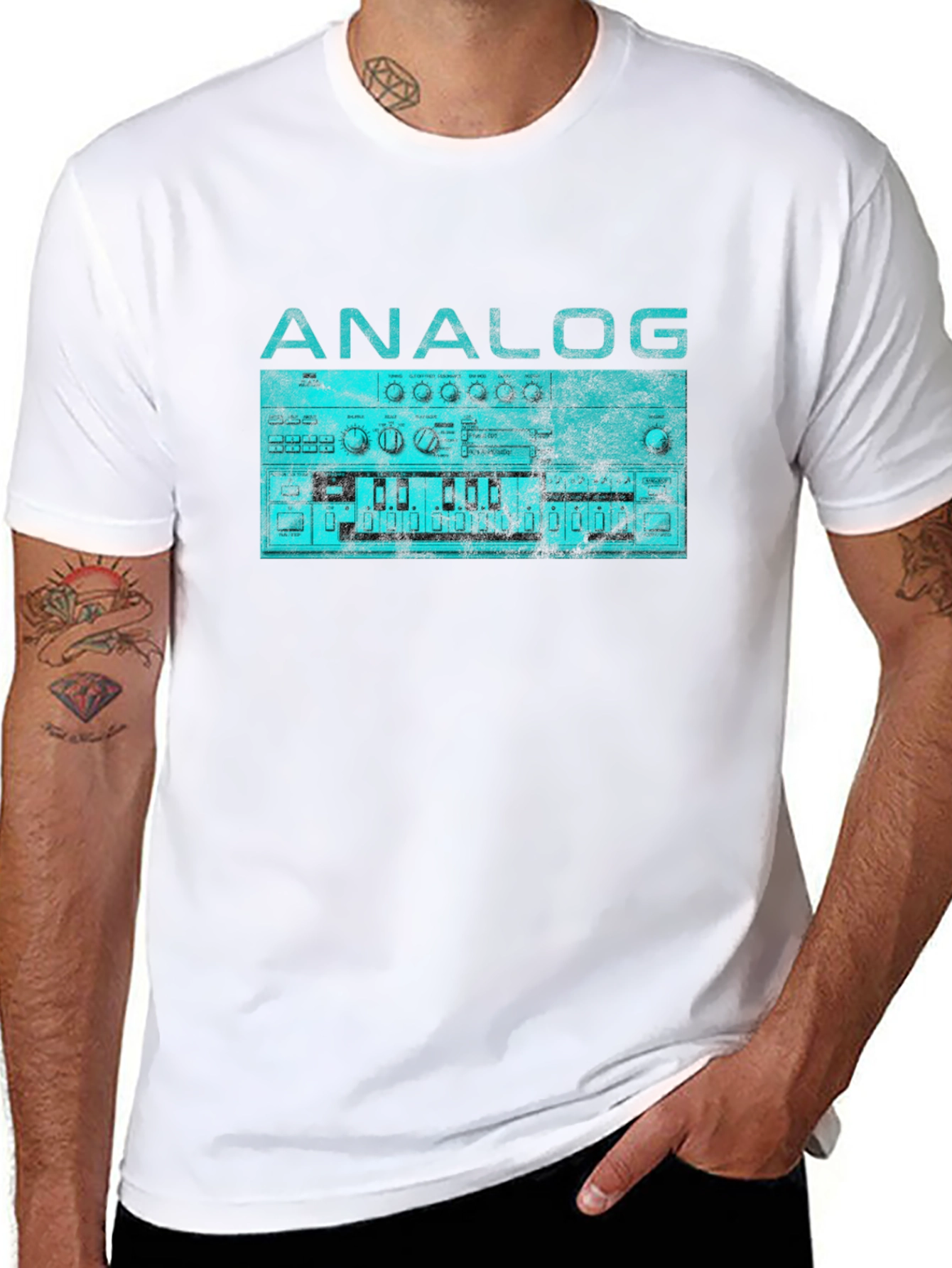 Analog Synth Graphic T-Shirt