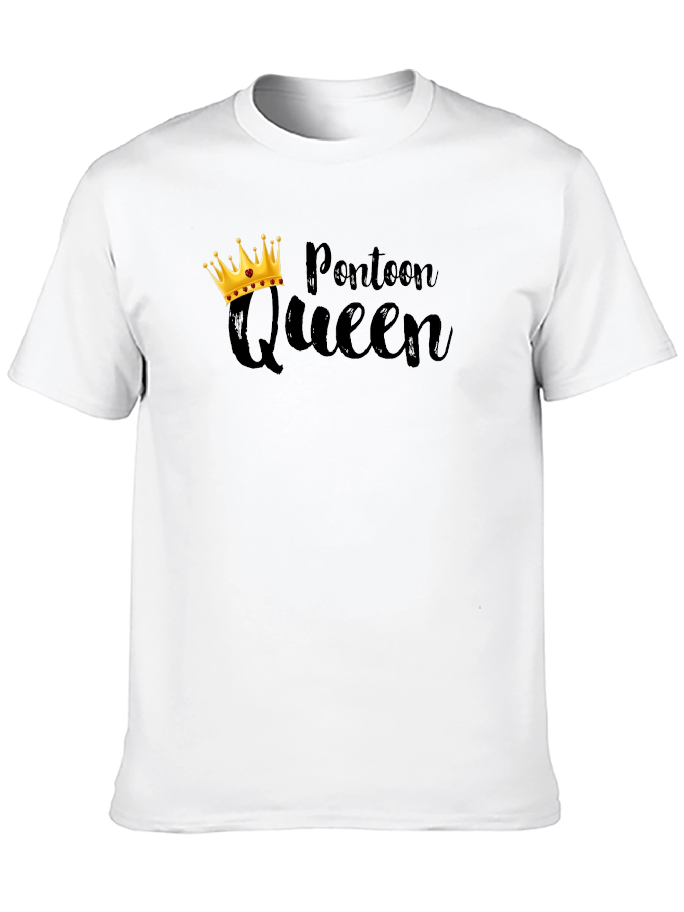 Pontoon Queen Black T-Shirt