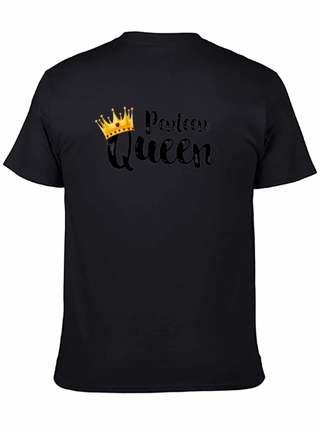 Pontoon Queen Black T-Shirt