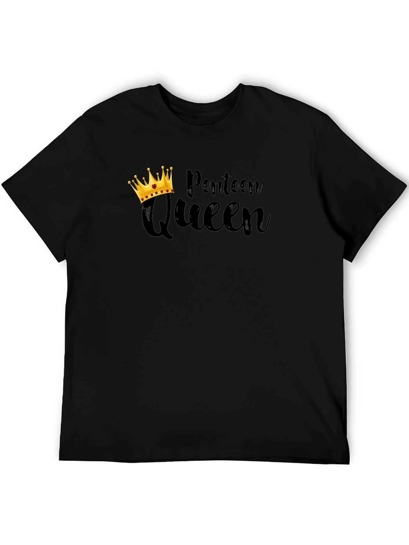 Pontoon Queen Black T-Shirt