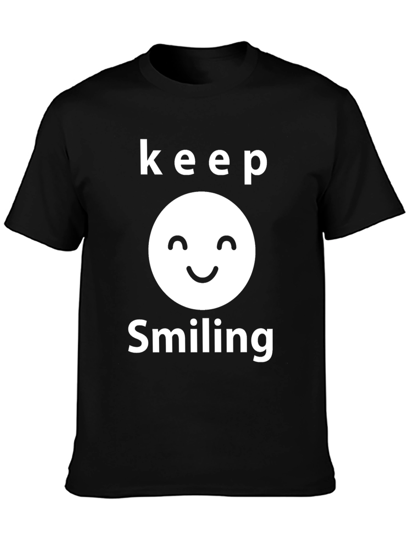 Keep Smiling Graphic T-Shirt - Positive Vibes