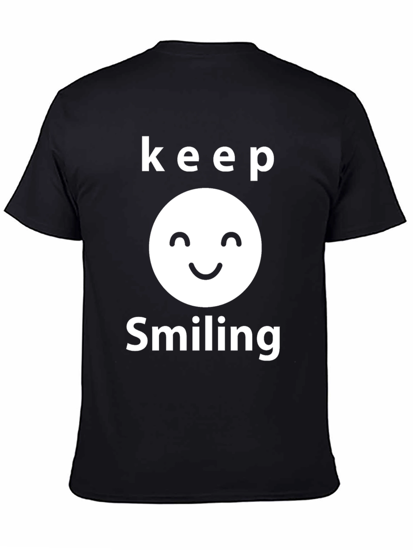Keep Smiling Graphic T-Shirt - Positive Vibes