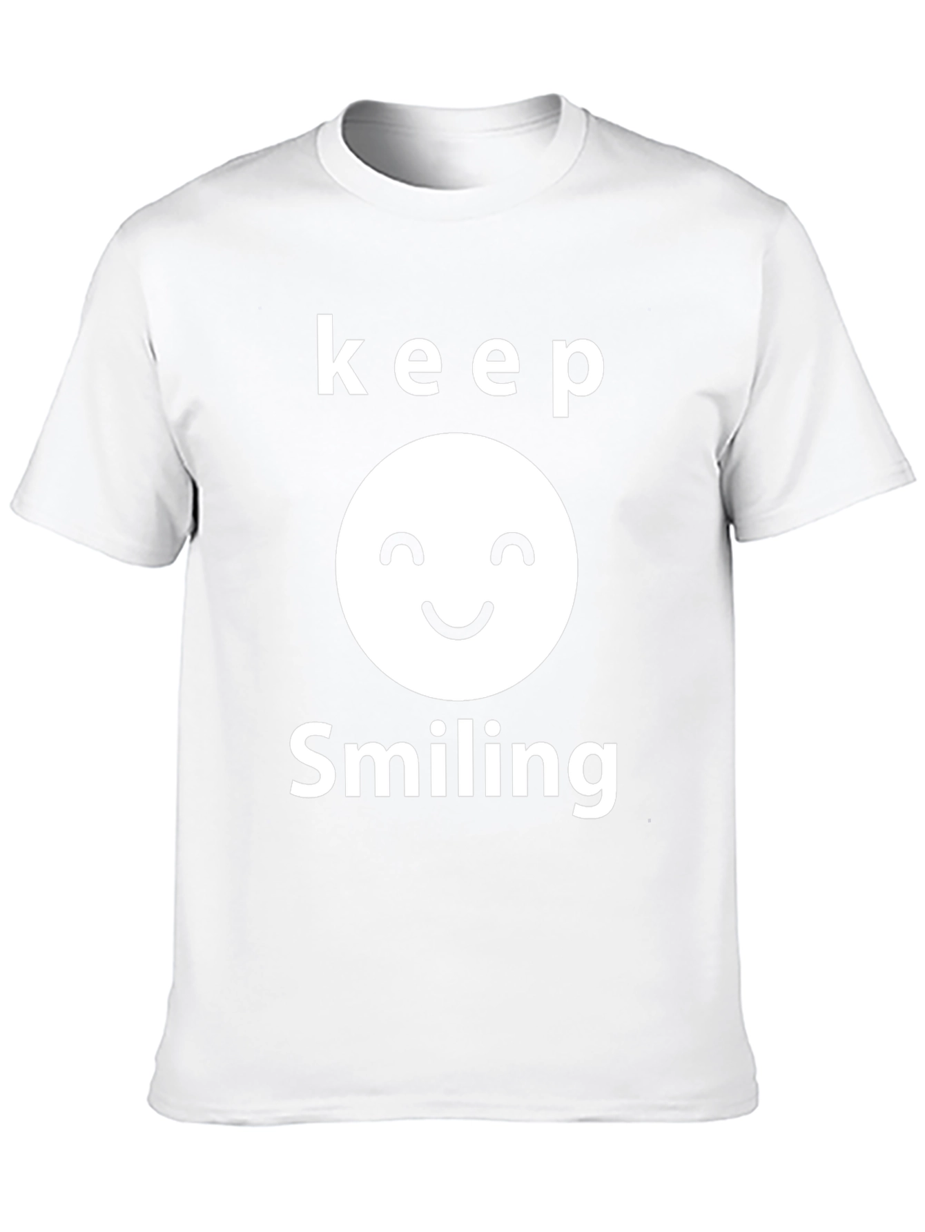 Keep Smiling Graphic T-Shirt - Positive Vibes