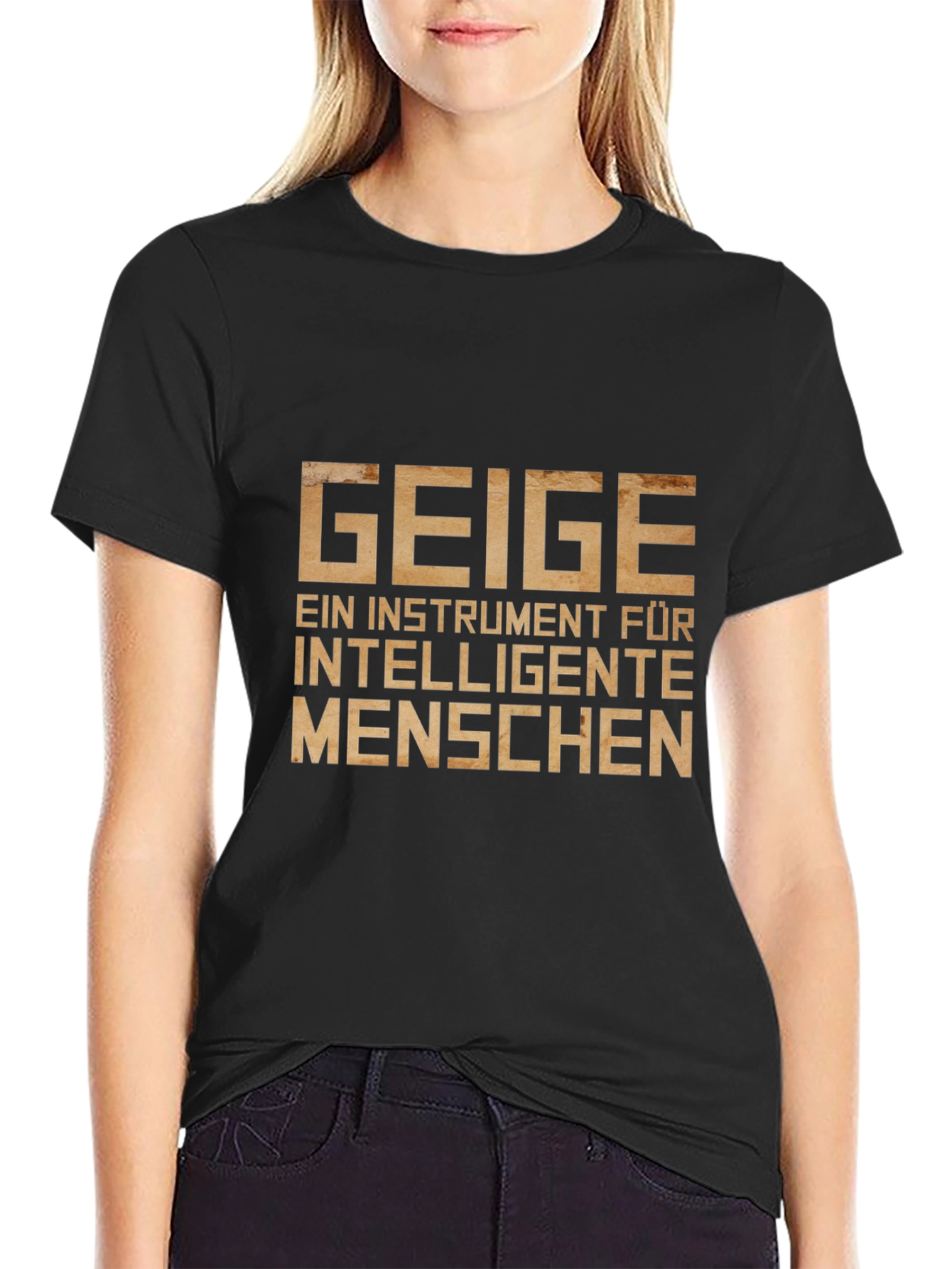 GEIGE Violin Instrument Intelligent People T-Shirt