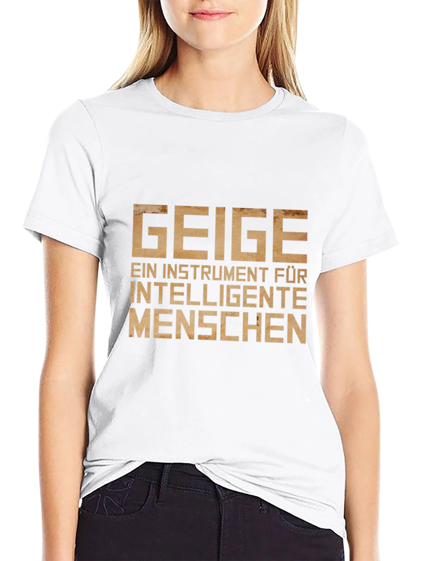 GEIGE Violin Instrument Intelligent People T-Shirt