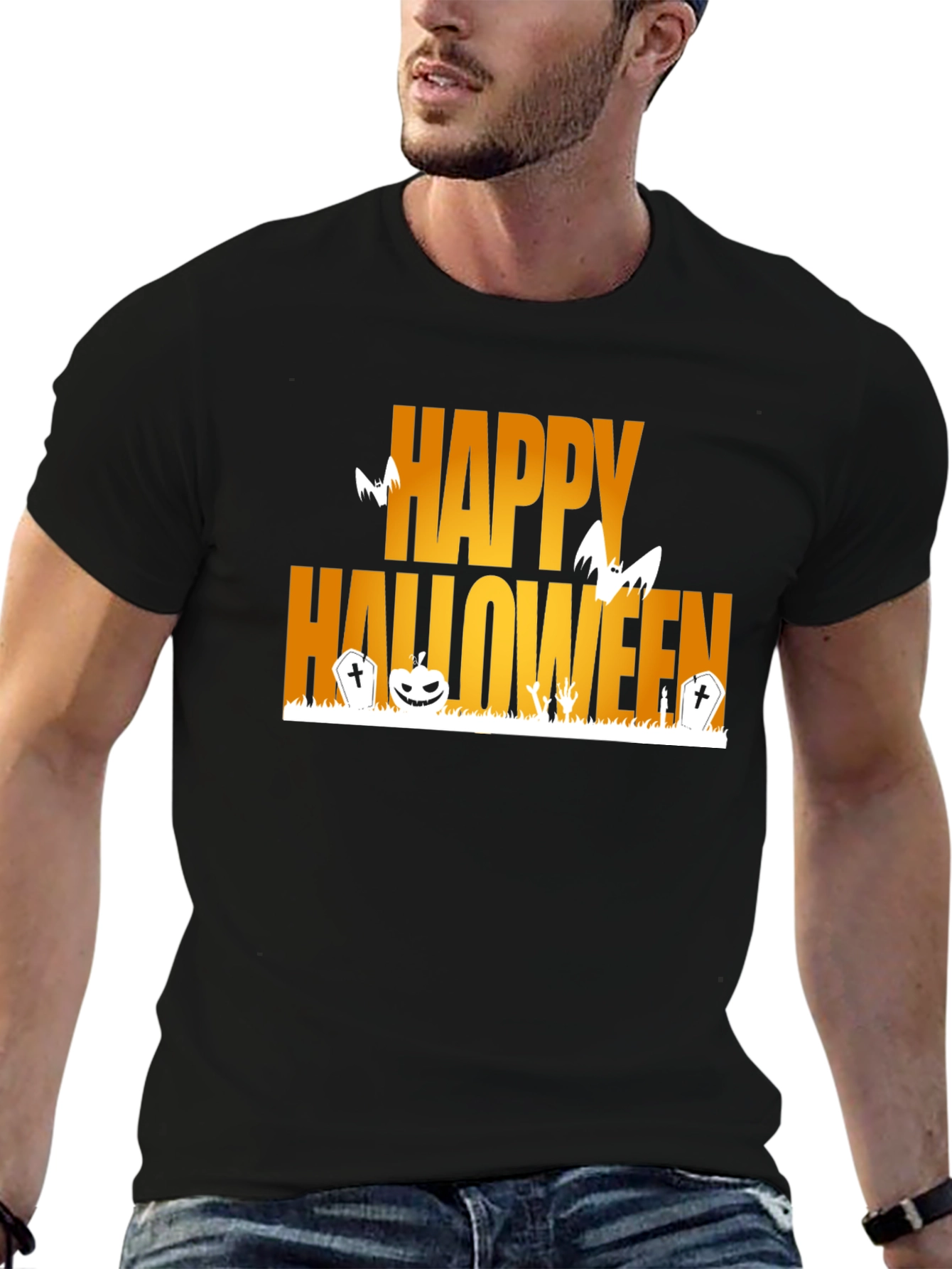 Happy Halloween T-Shirt: Spooky & Stylish