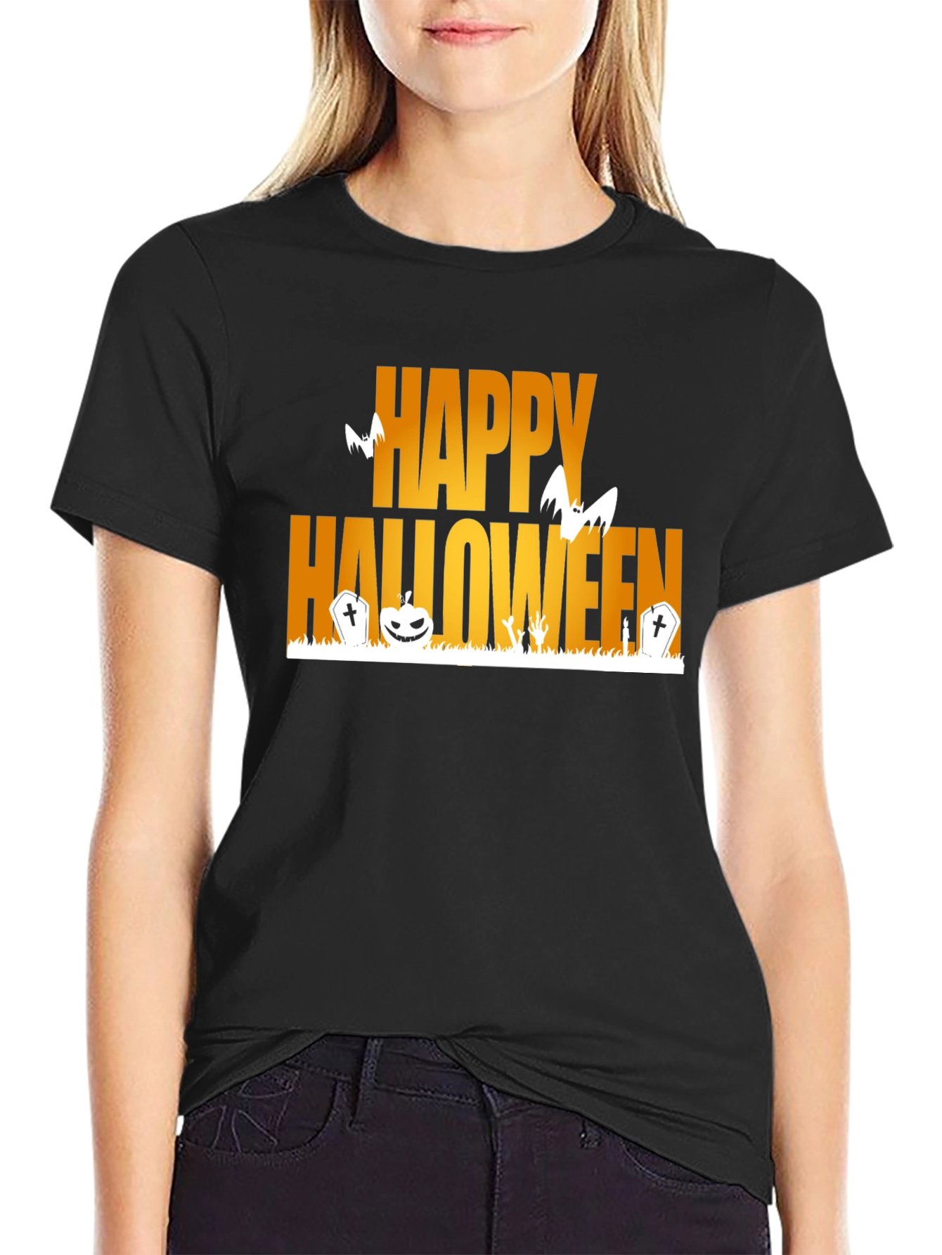 Happy Halloween T-Shirt: Spooky & Stylish