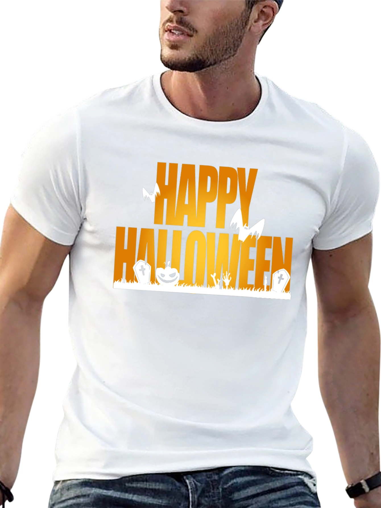 Happy Halloween T-Shirt: Spooky & Stylish