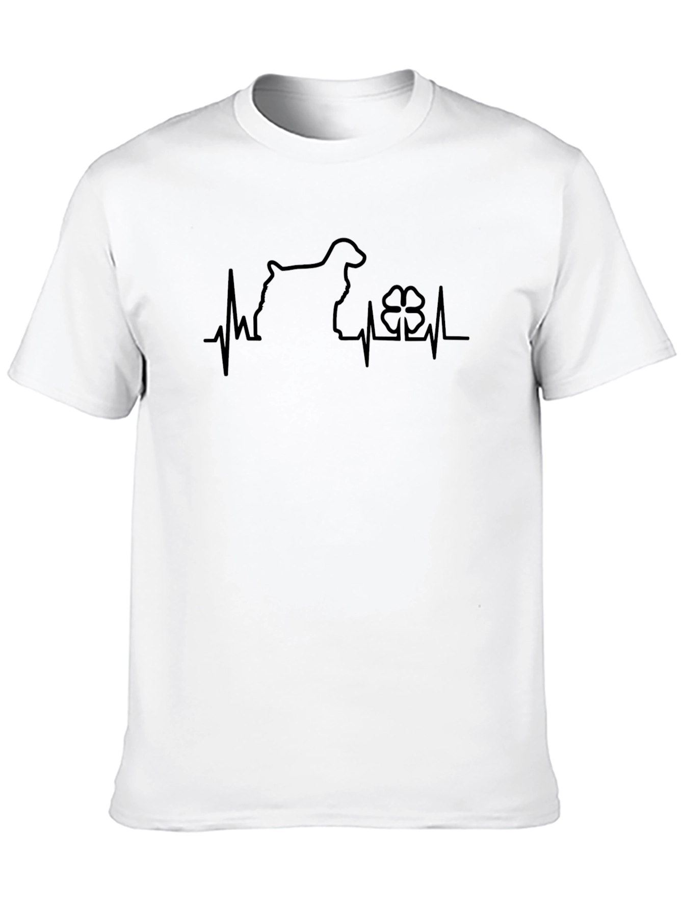 Irish Setter Heartbeat T-Shirt Clover