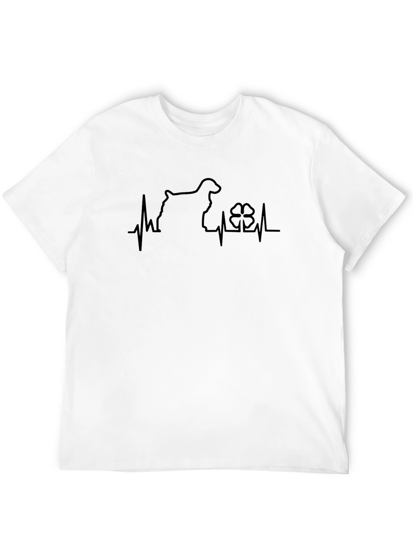 Irish Setter Heartbeat T-Shirt Clover