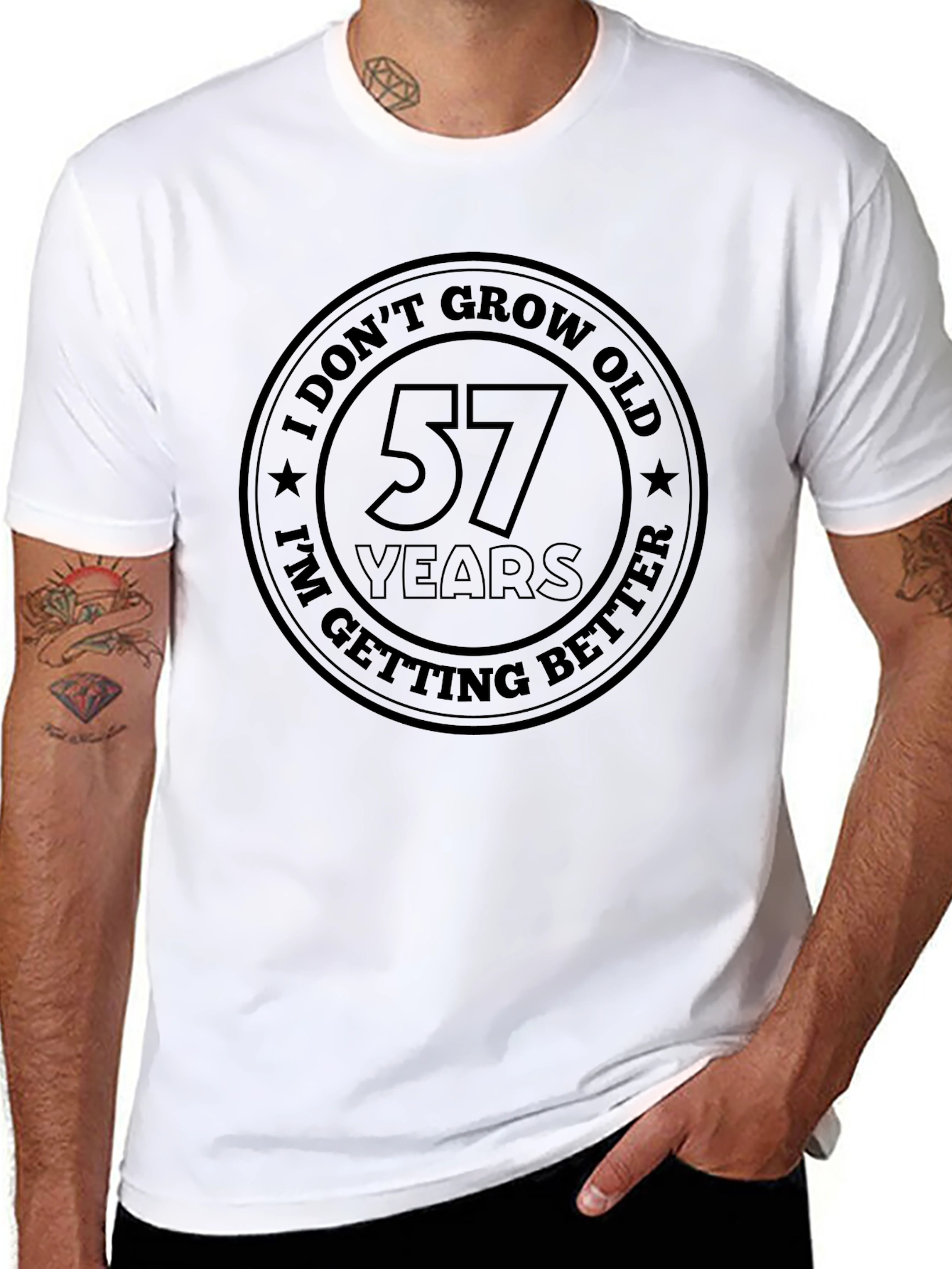 I Dont Grow Old 57 Years T-Shirt