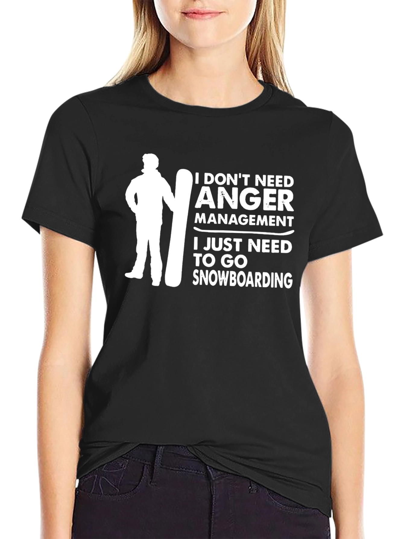 Snowboarding Humor Graphic Tee