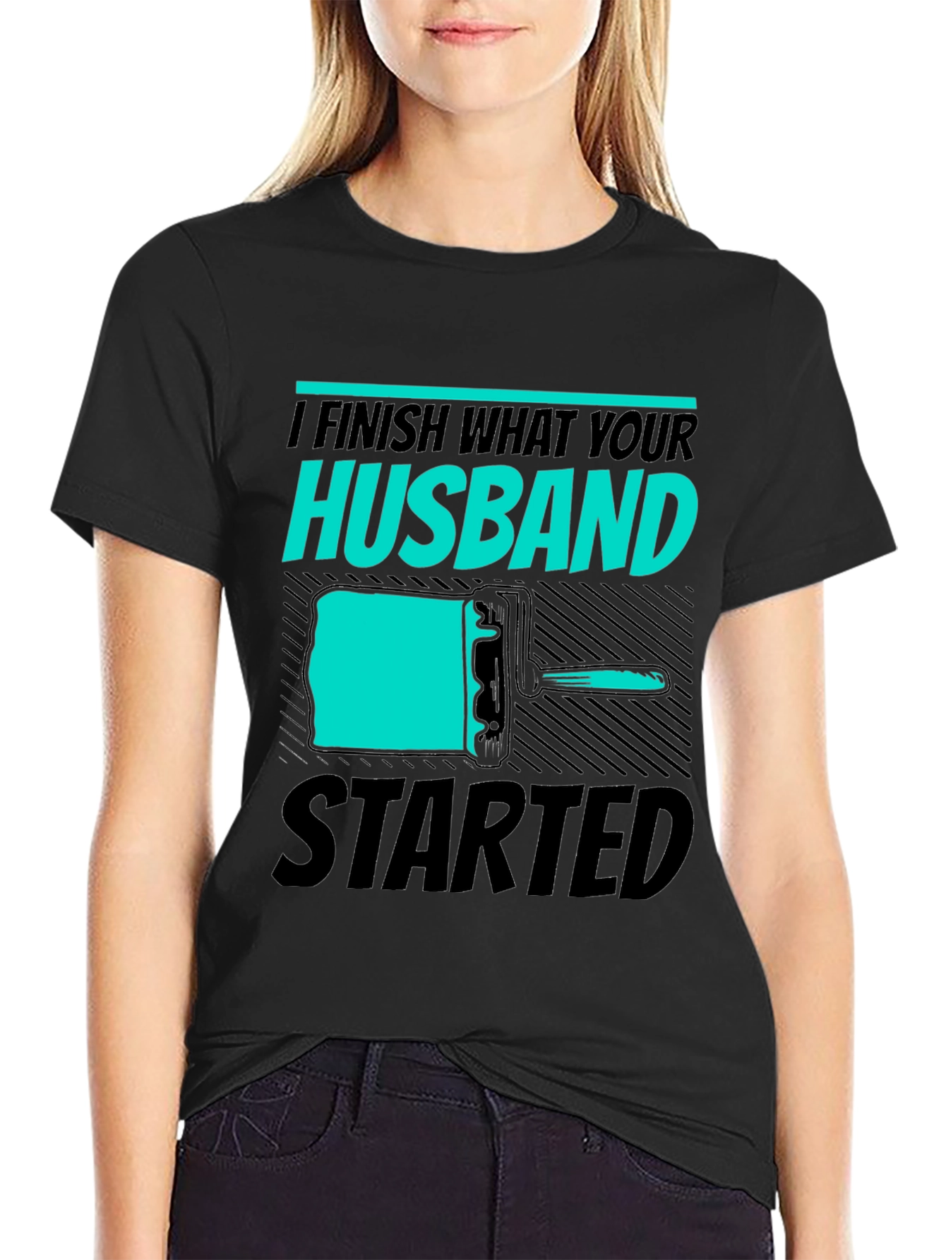 I Finish What Your Husband Started T-Shirt