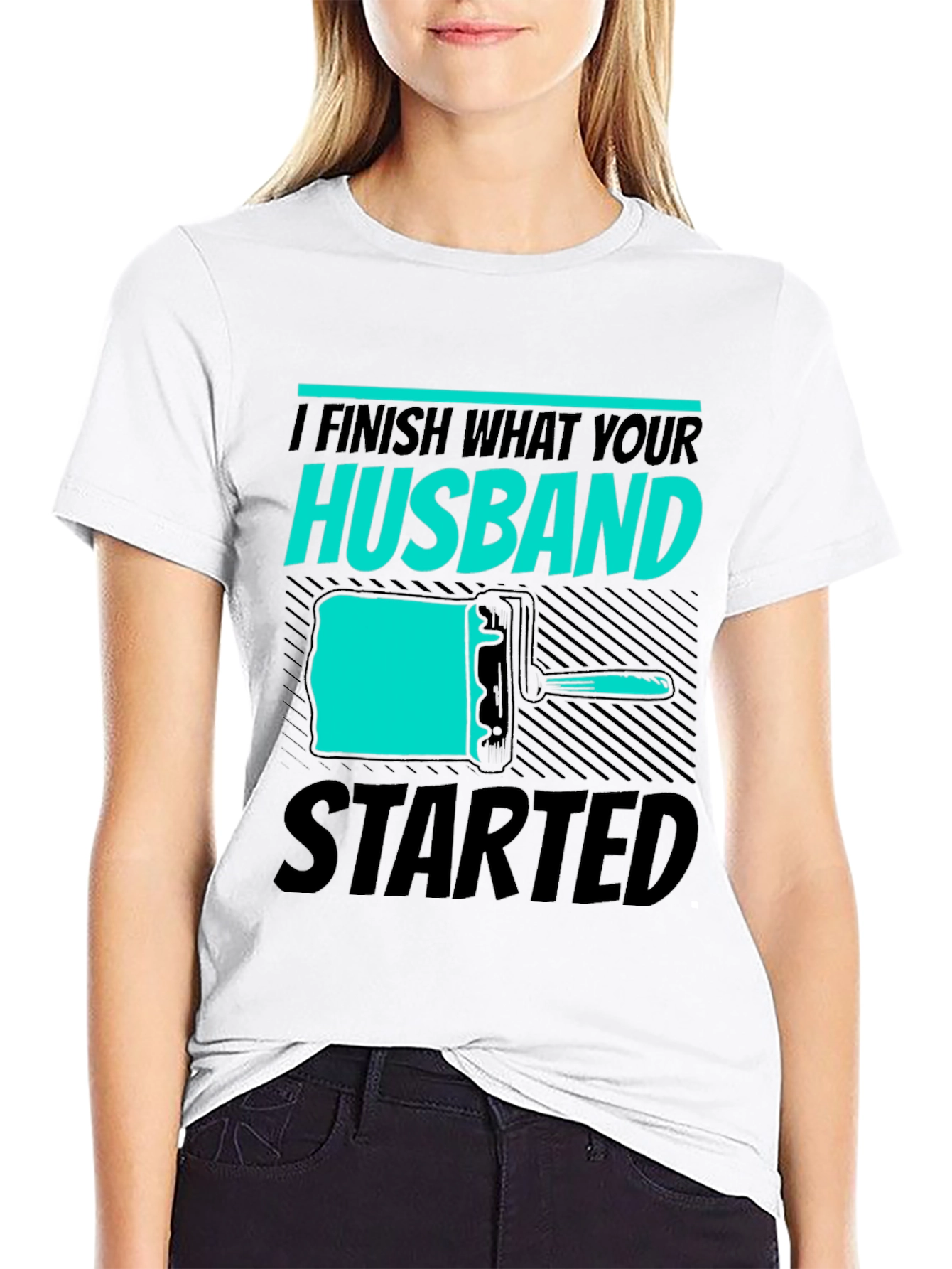 I Finish What Your Husband Started T-Shirt