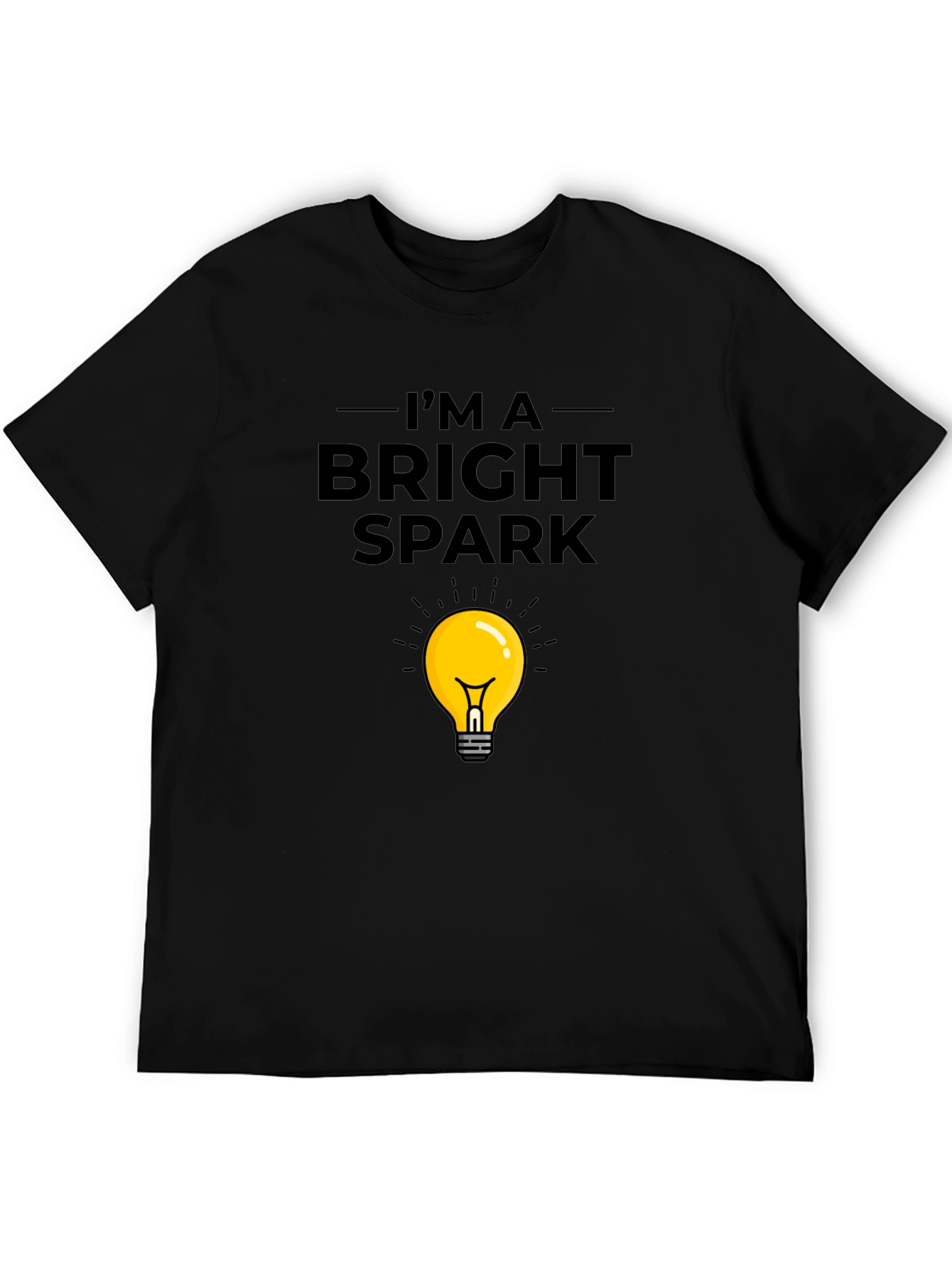 Bright Spark T-Shirt - Light Bulb Graphic Tee