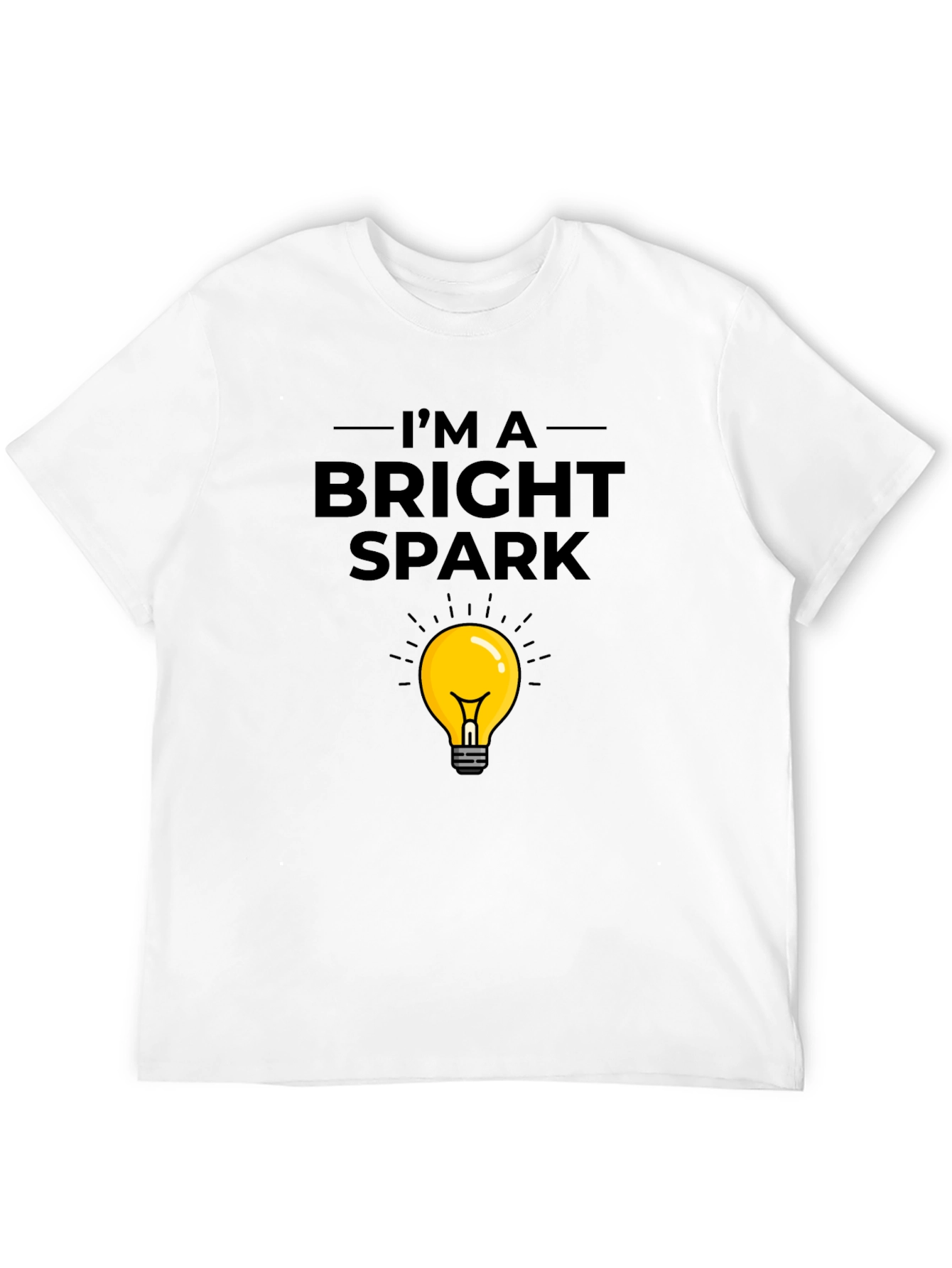 Bright Spark T-Shirt - Light Bulb Graphic Tee