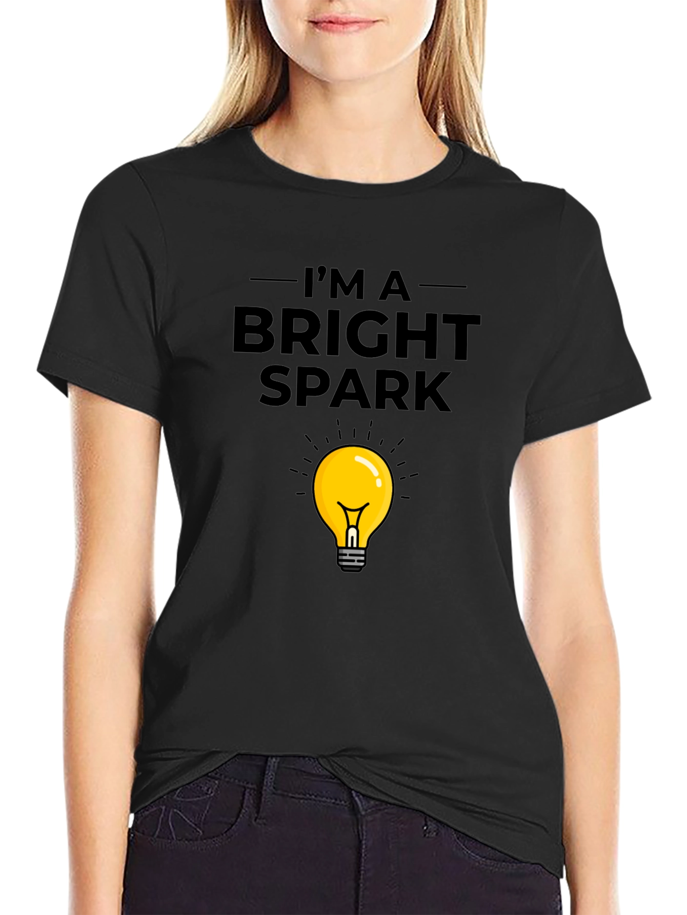 Bright Spark T-Shirt - Light Bulb Graphic Tee