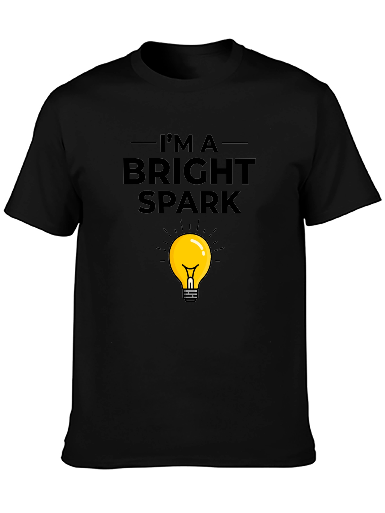 Bright Spark T-Shirt - Light Bulb Graphic Tee