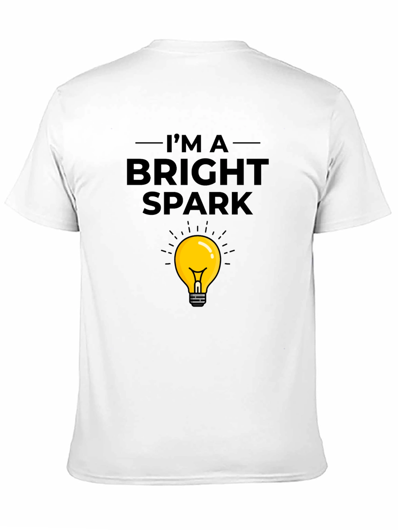 Bright Spark T-Shirt - Light Bulb Graphic Tee