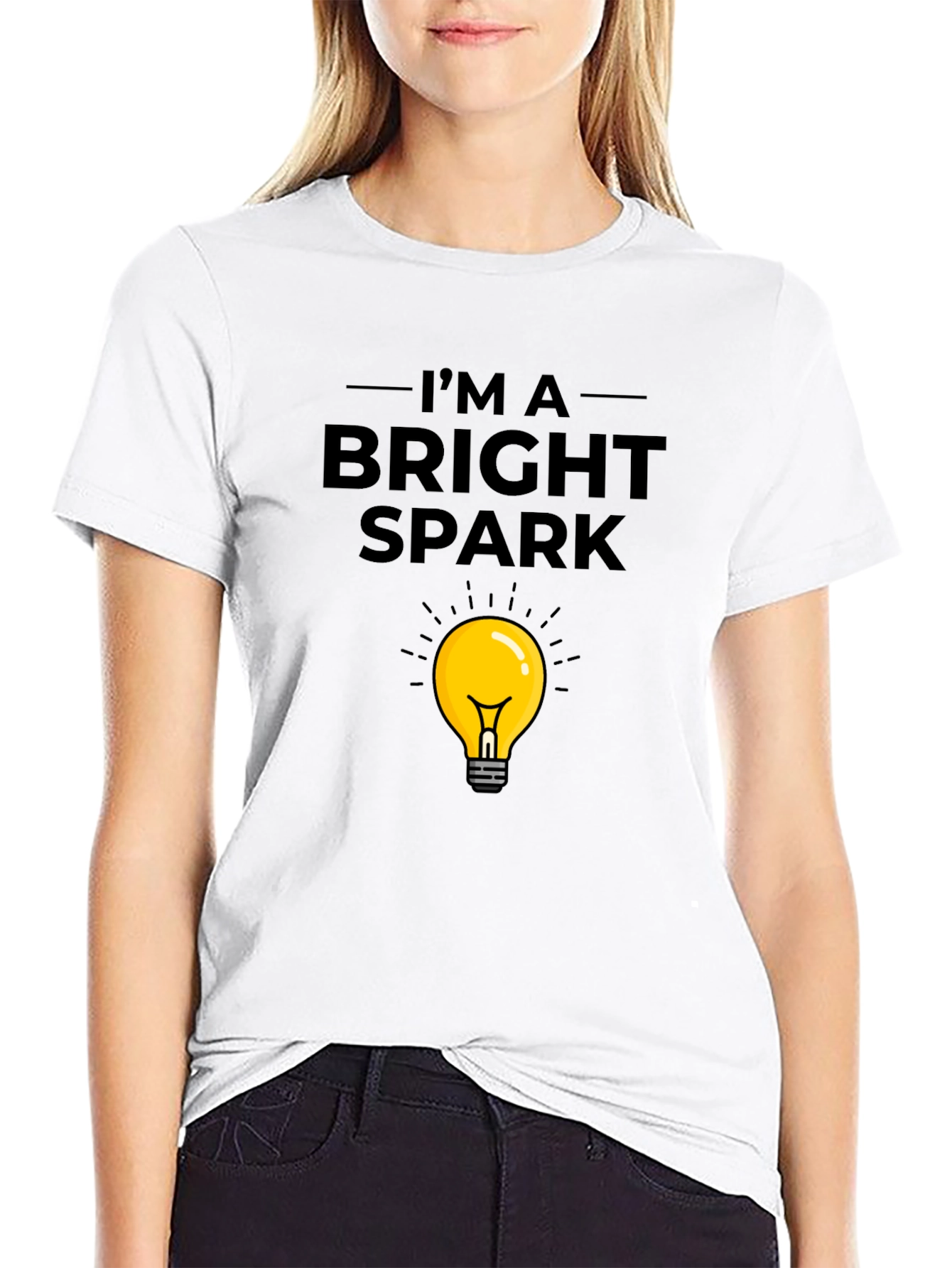 Bright Spark T-Shirt - Light Bulb Graphic Tee