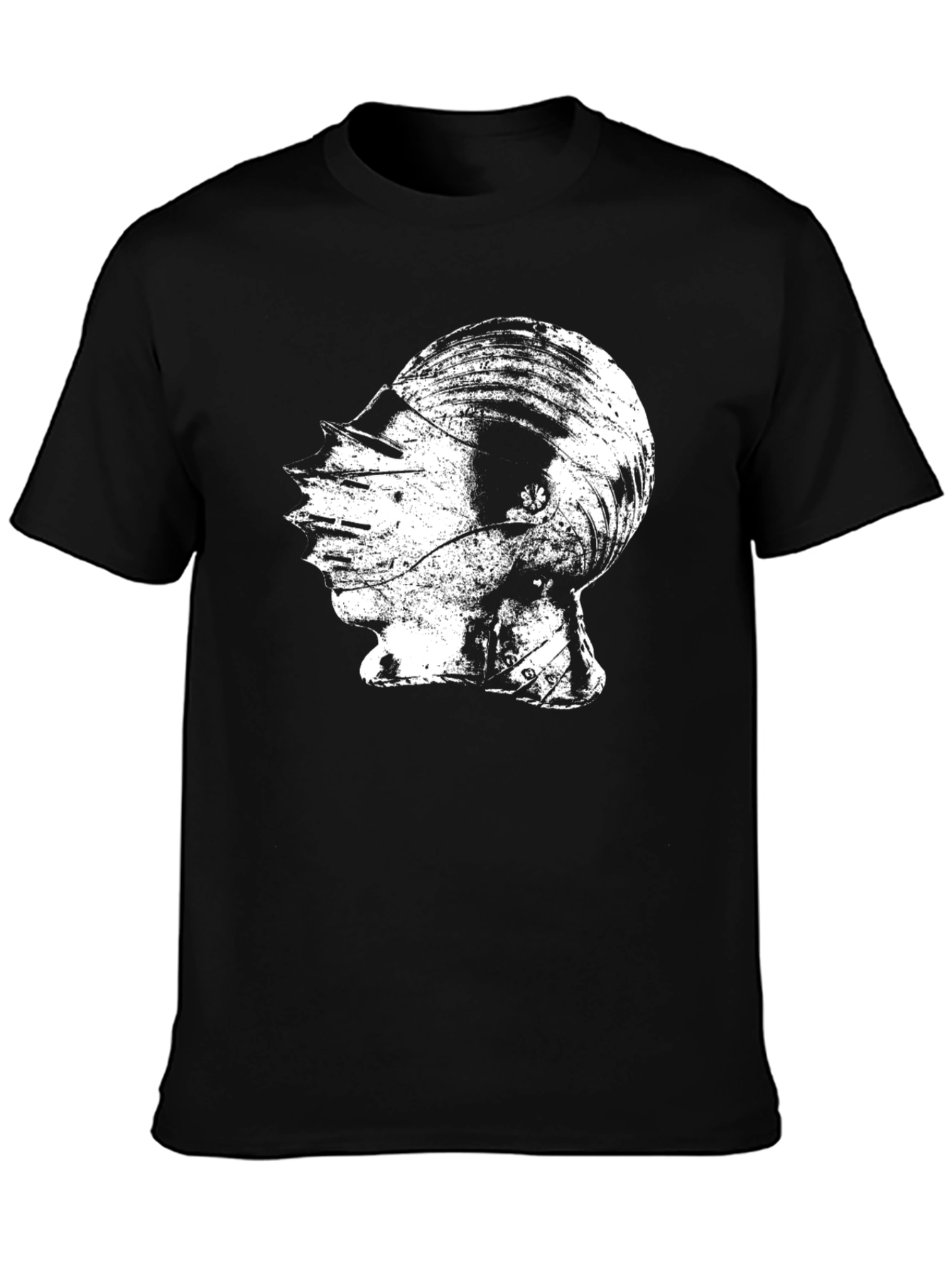 Abstract Graphic Tee - Artistic Black T-Shirt
