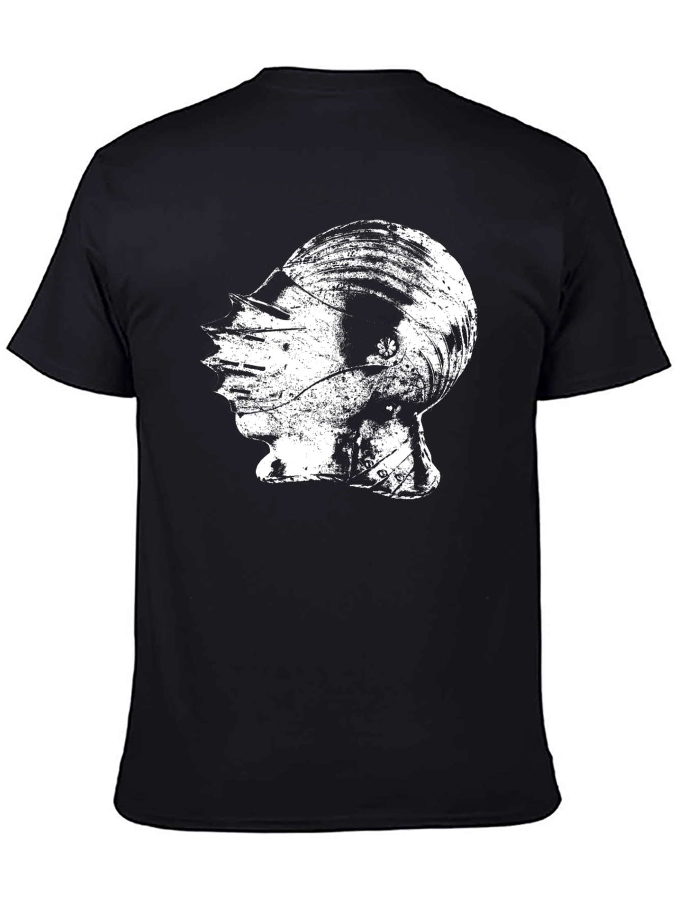 Abstract Graphic Tee - Artistic Black T-Shirt