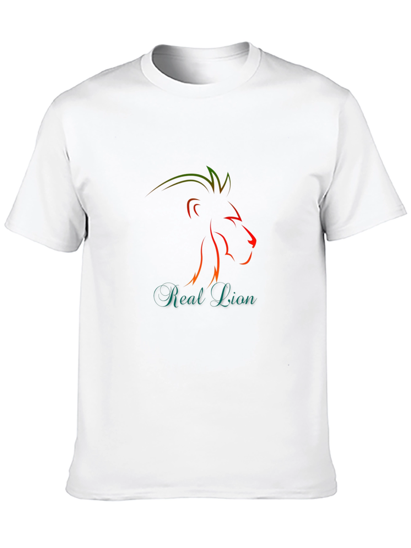 Stylish Black T-Shirt with Lion Graphic