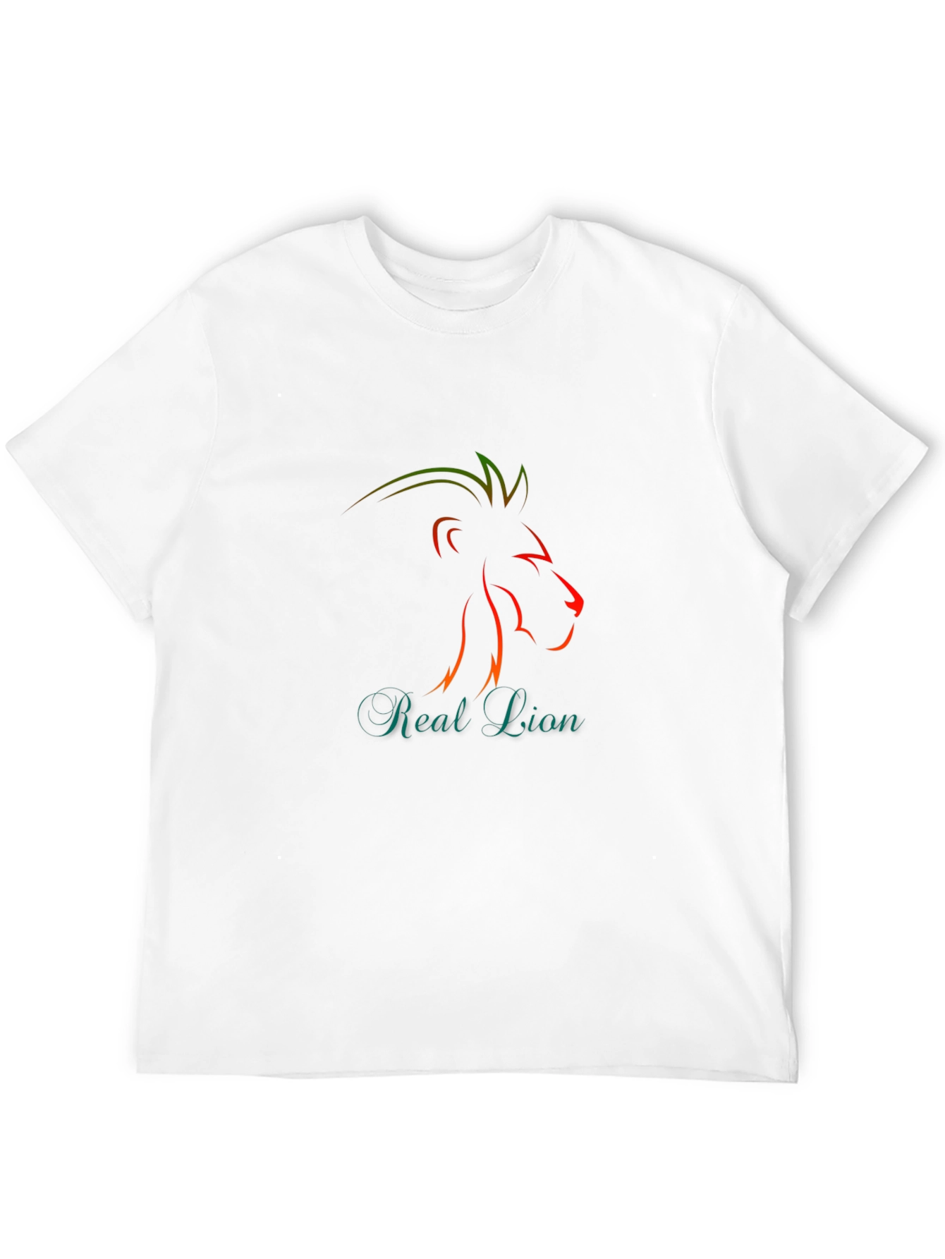 Stylish Black T-Shirt with Lion Graphic