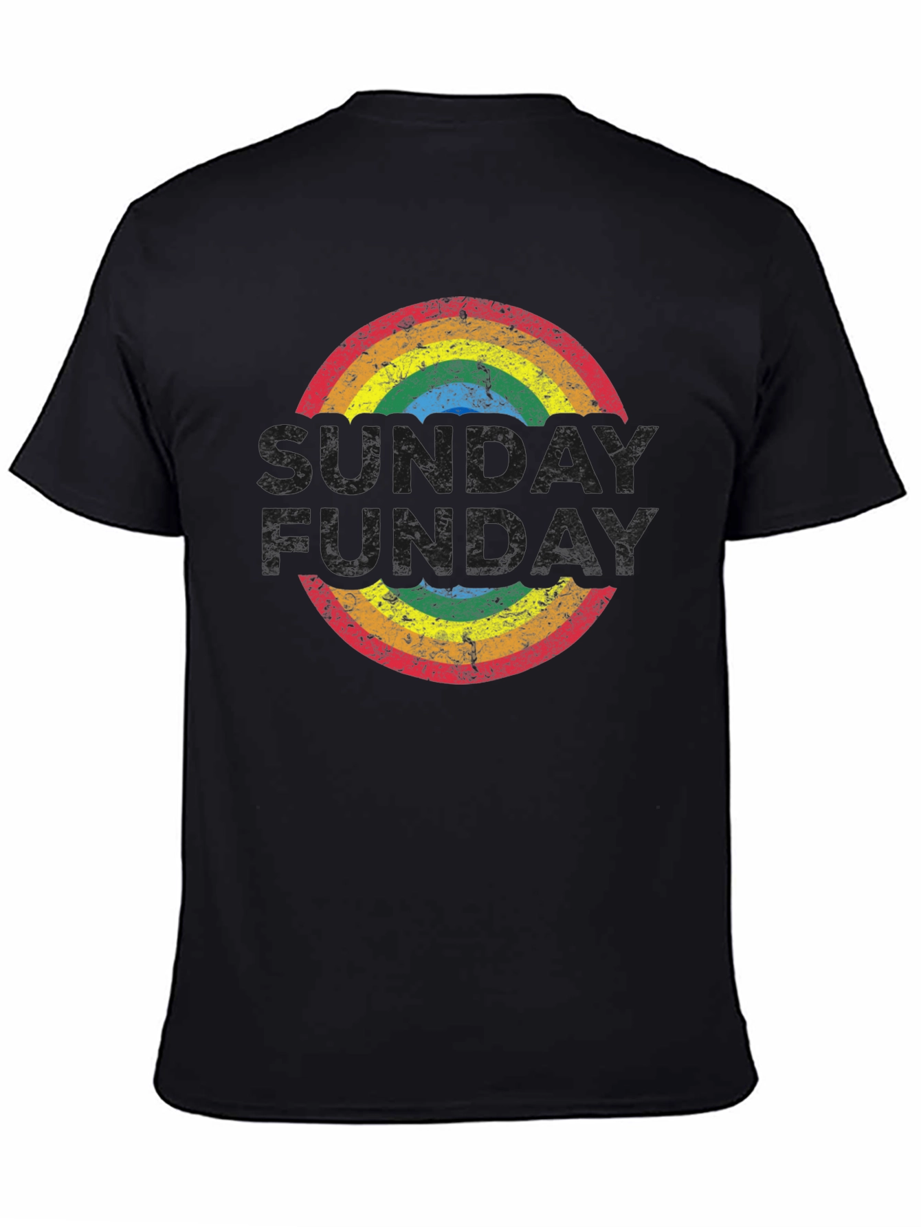 Retro Rainbow T-Shirt: Groovy Fun-Day Design