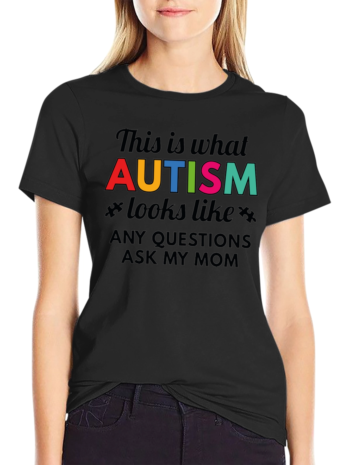 Autism Awareness T-Shirt - Ask My Mom