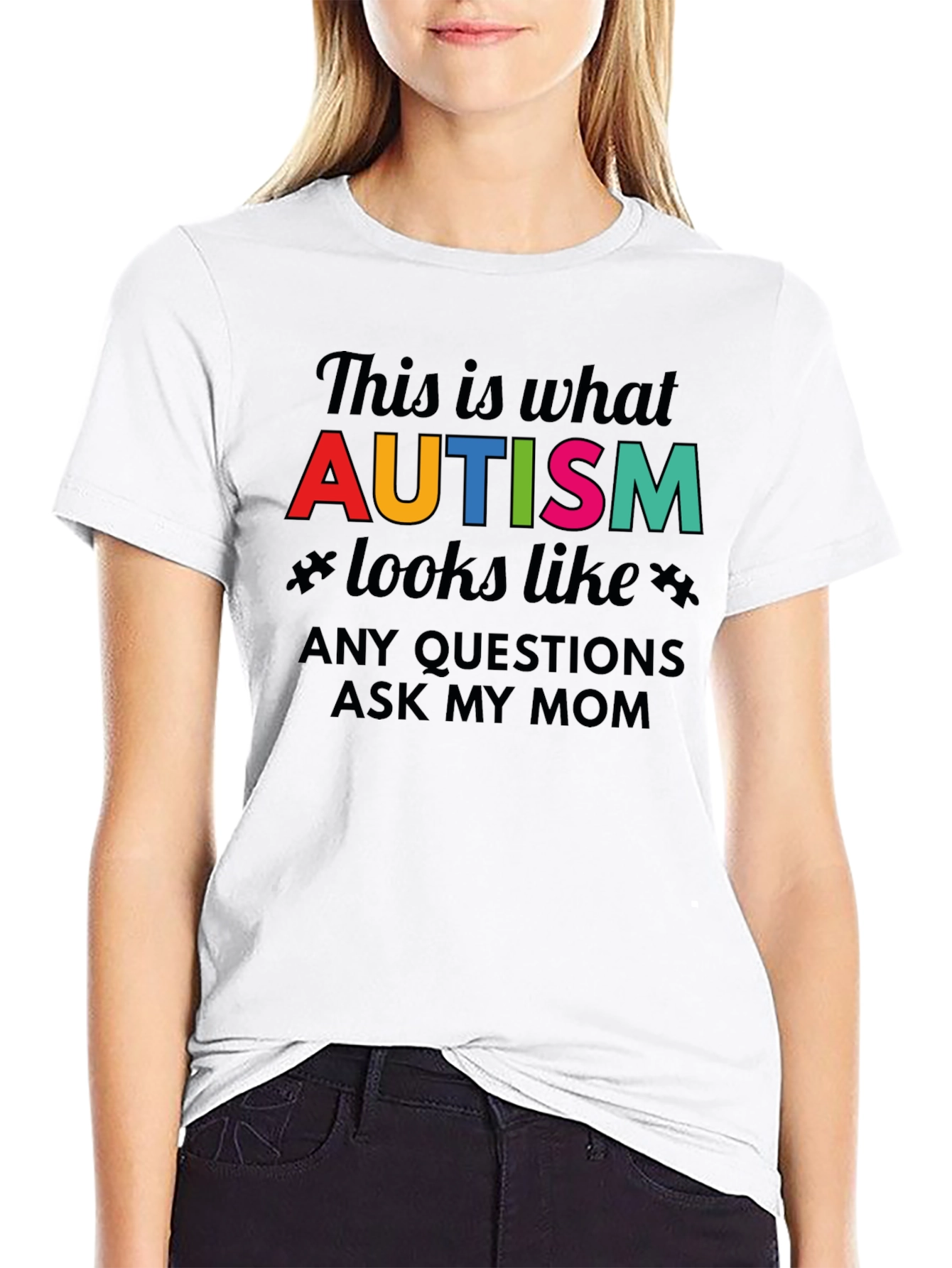 Autism Awareness T-Shirt - Ask My Mom