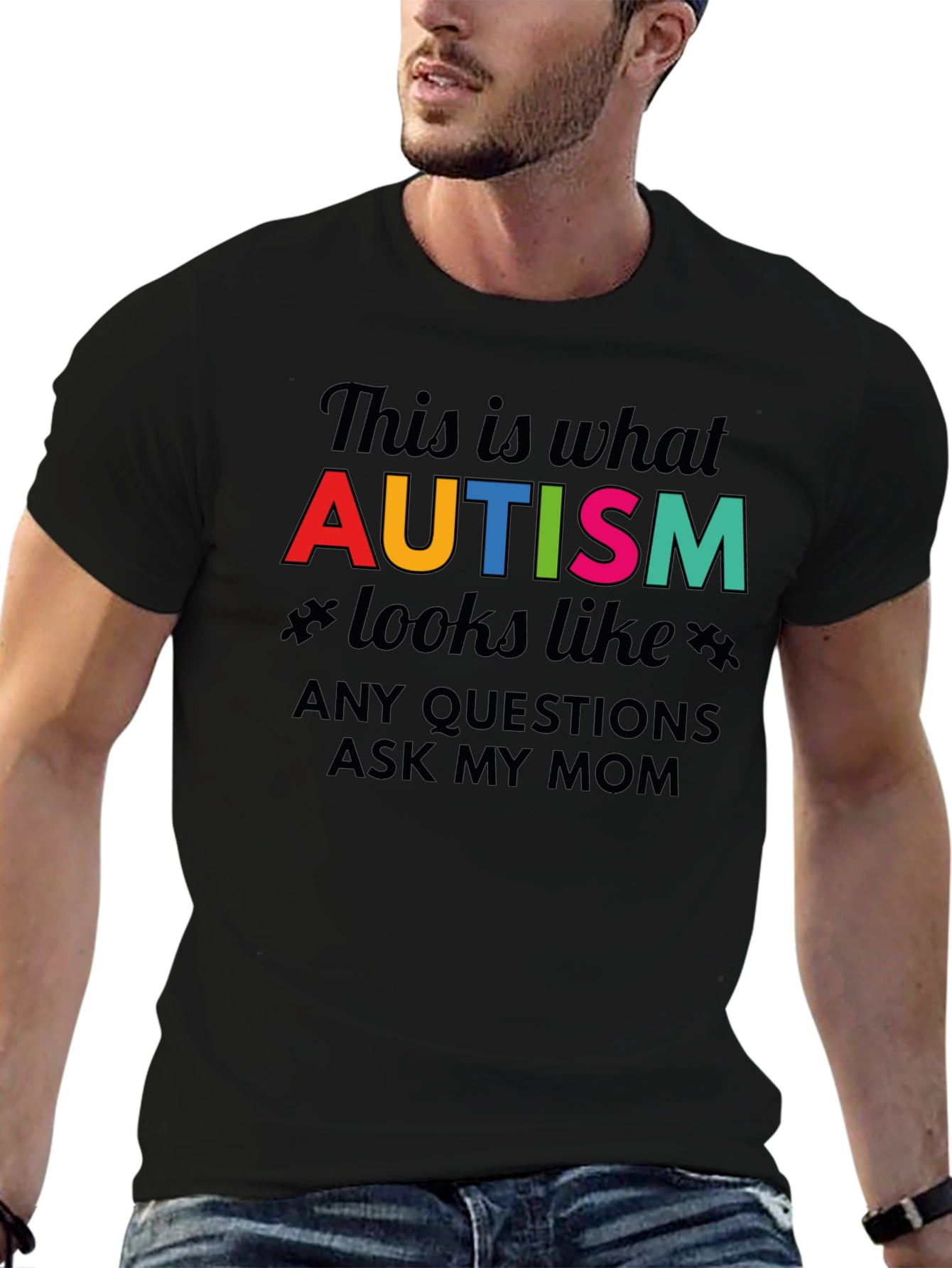 Autism Awareness T-Shirt - Ask My Mom