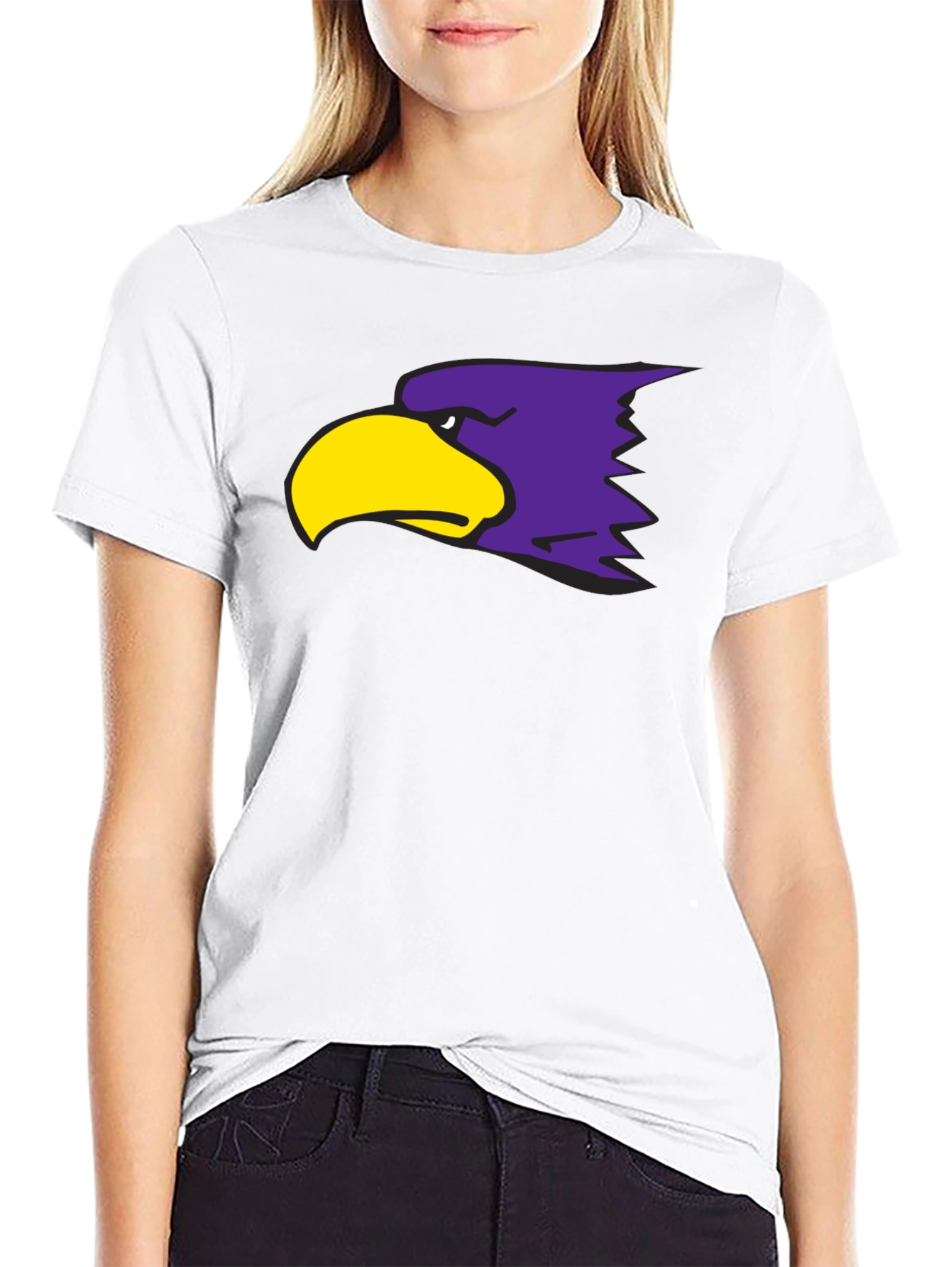 Bold Eagle Graphic T-Shirt - Stylish Crew Neck Tee
