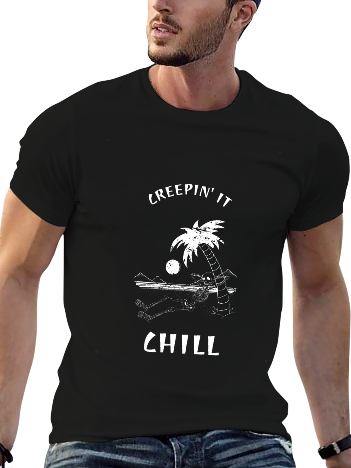 Creepin It Chill Black T-Shirt