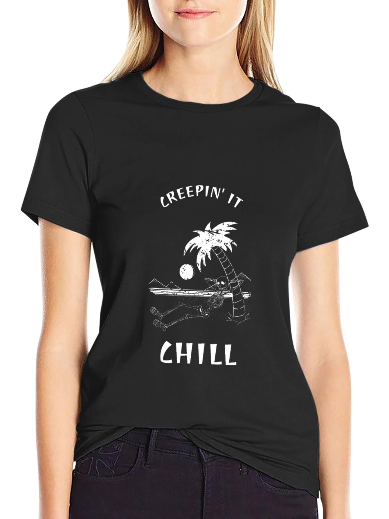 Creepin It Chill Black T-Shirt