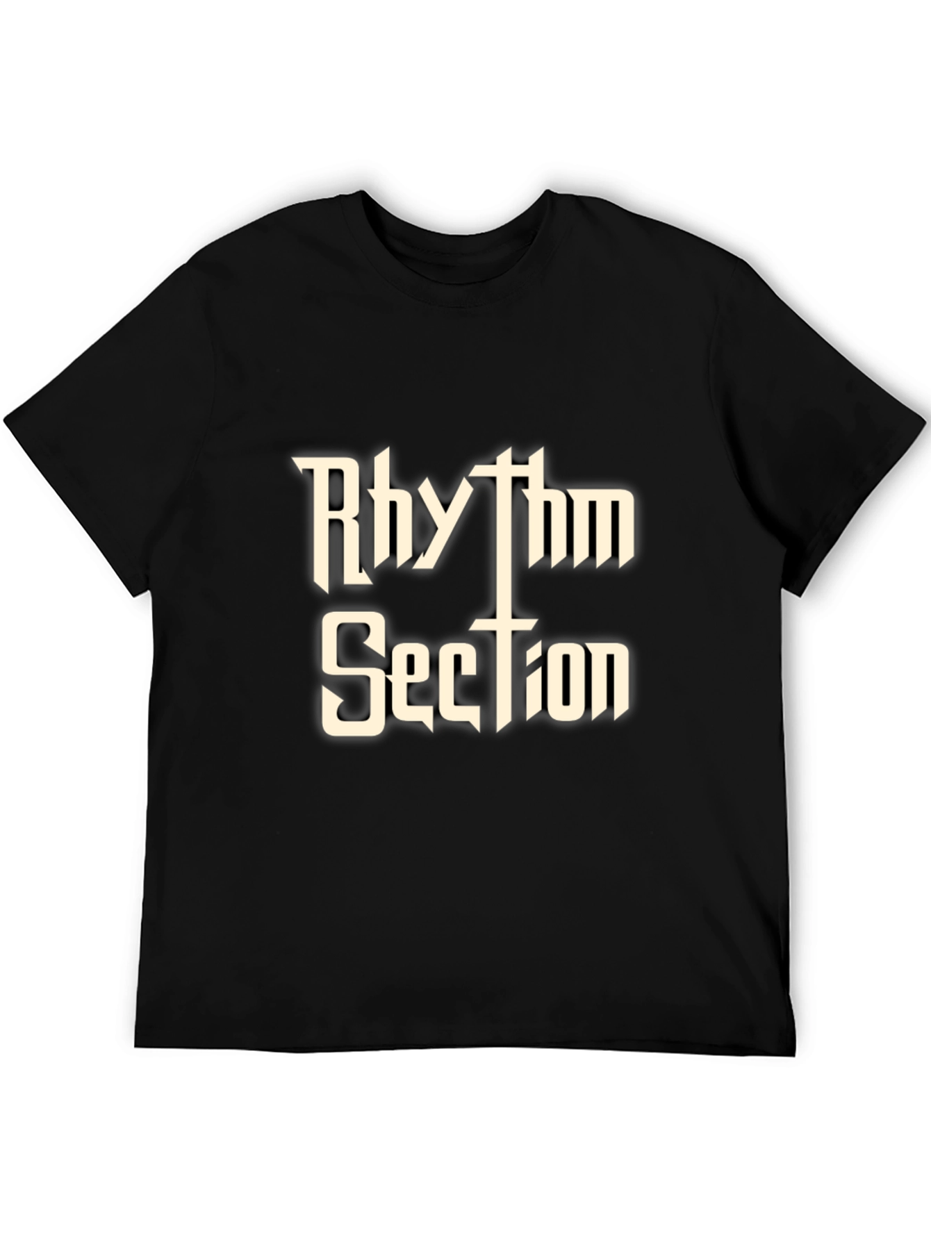 Rhythm Section Graphic Tee - Black Cotton Blend Shirt