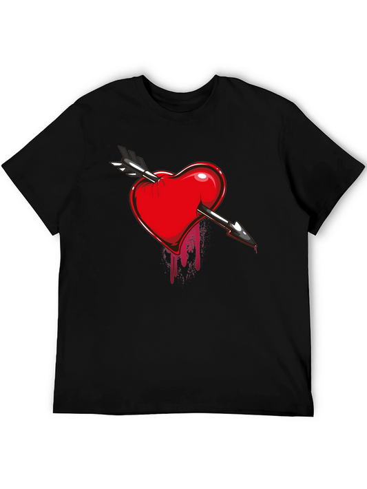 Bleeding Heart Arrow T-Shirt - Dark Valentines